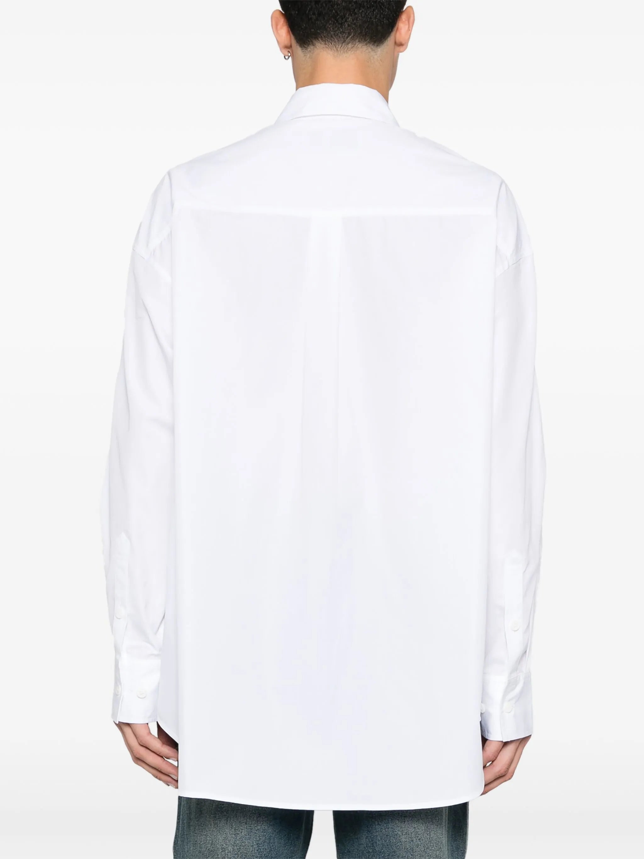 seam-detail shirt