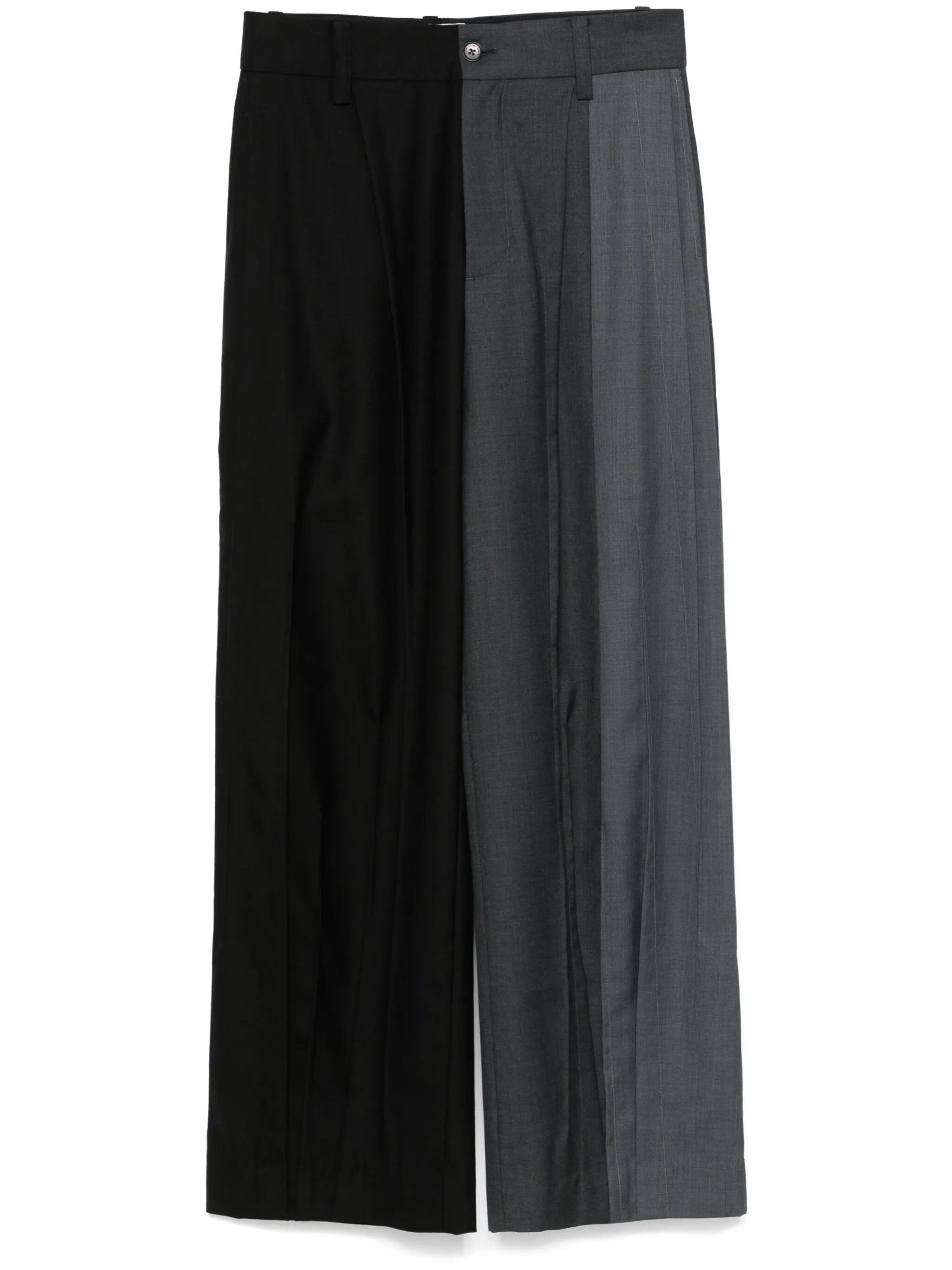 panelled tailored trousers