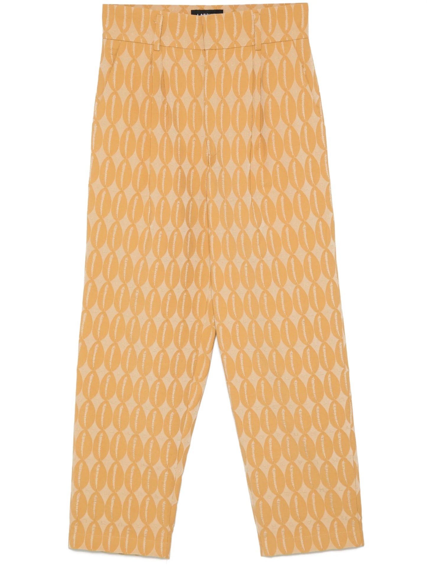 monogram-jacquard trousers