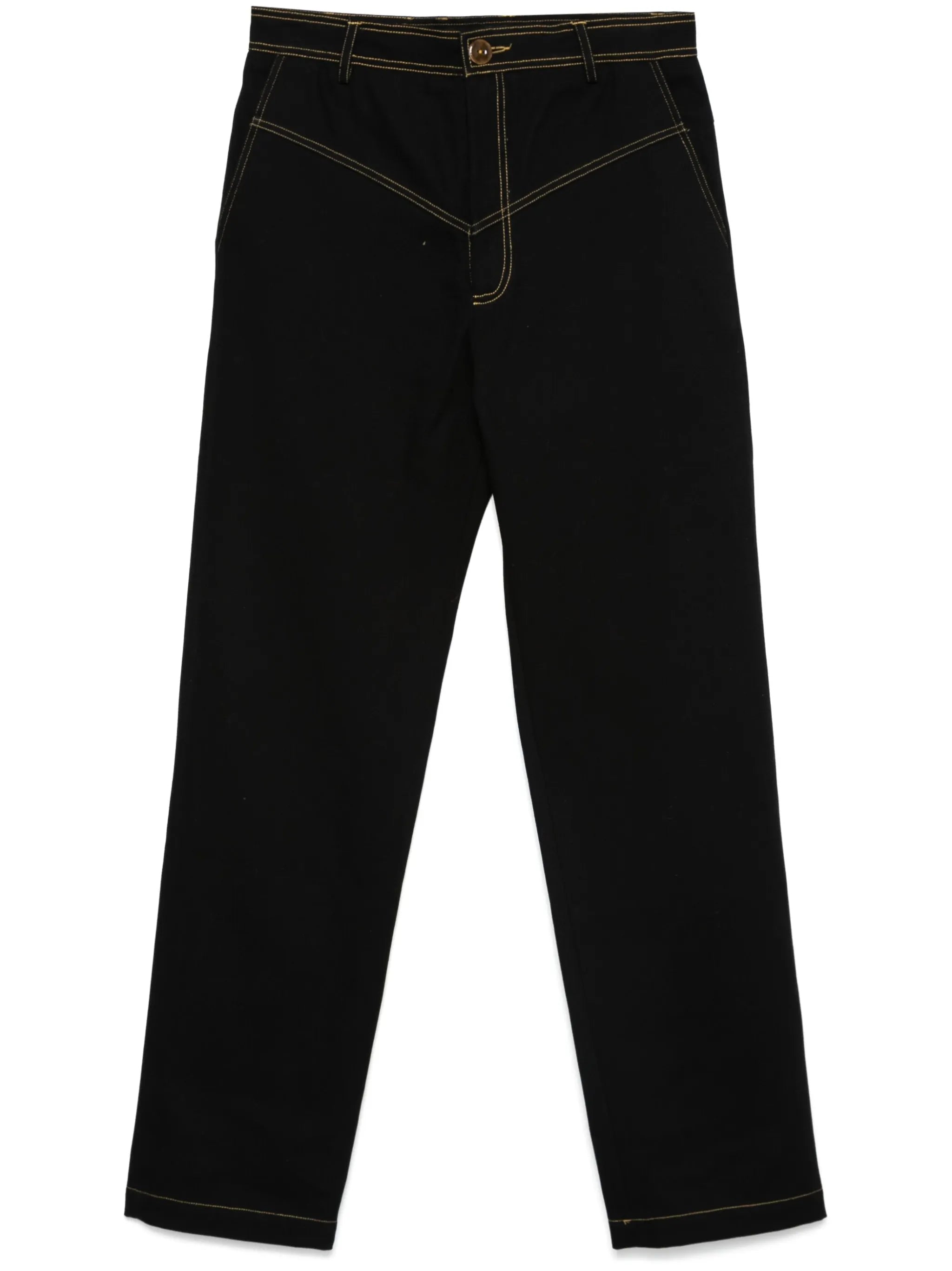 monogram-pockets jeans