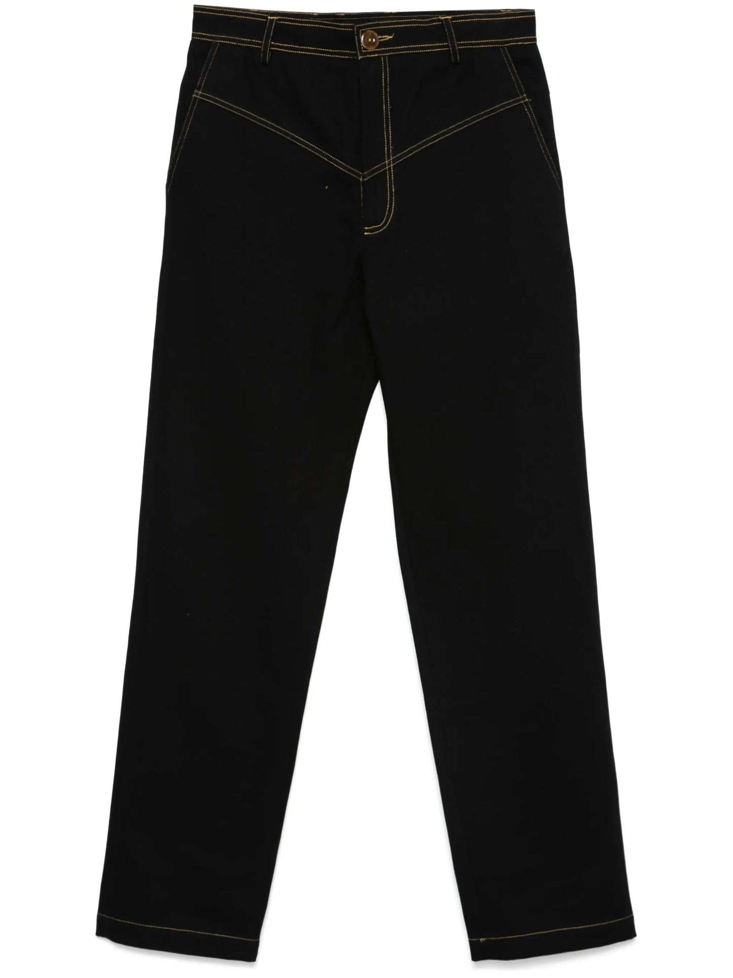 monogram-pockets jeans