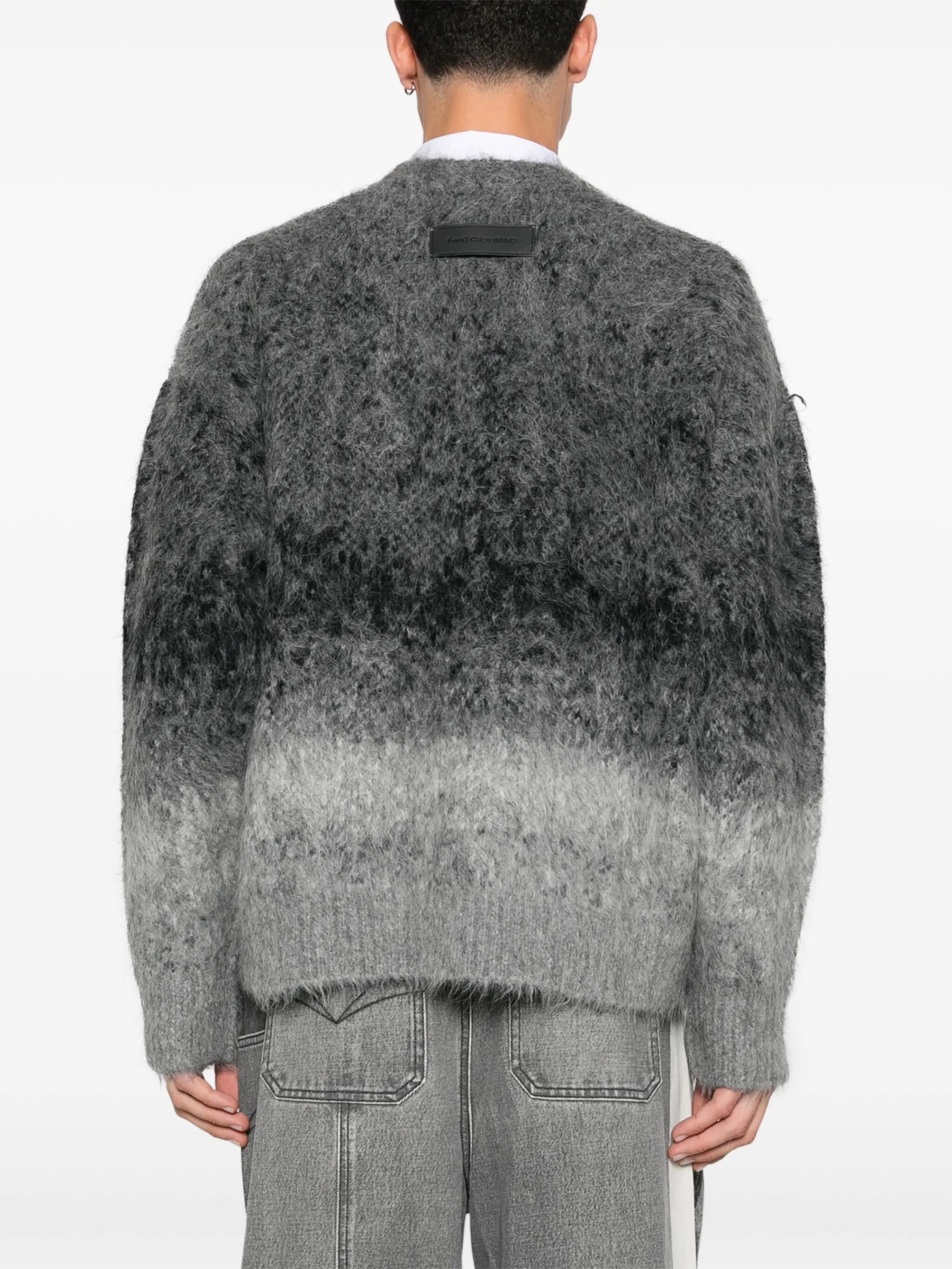 gradient-effect cardigan