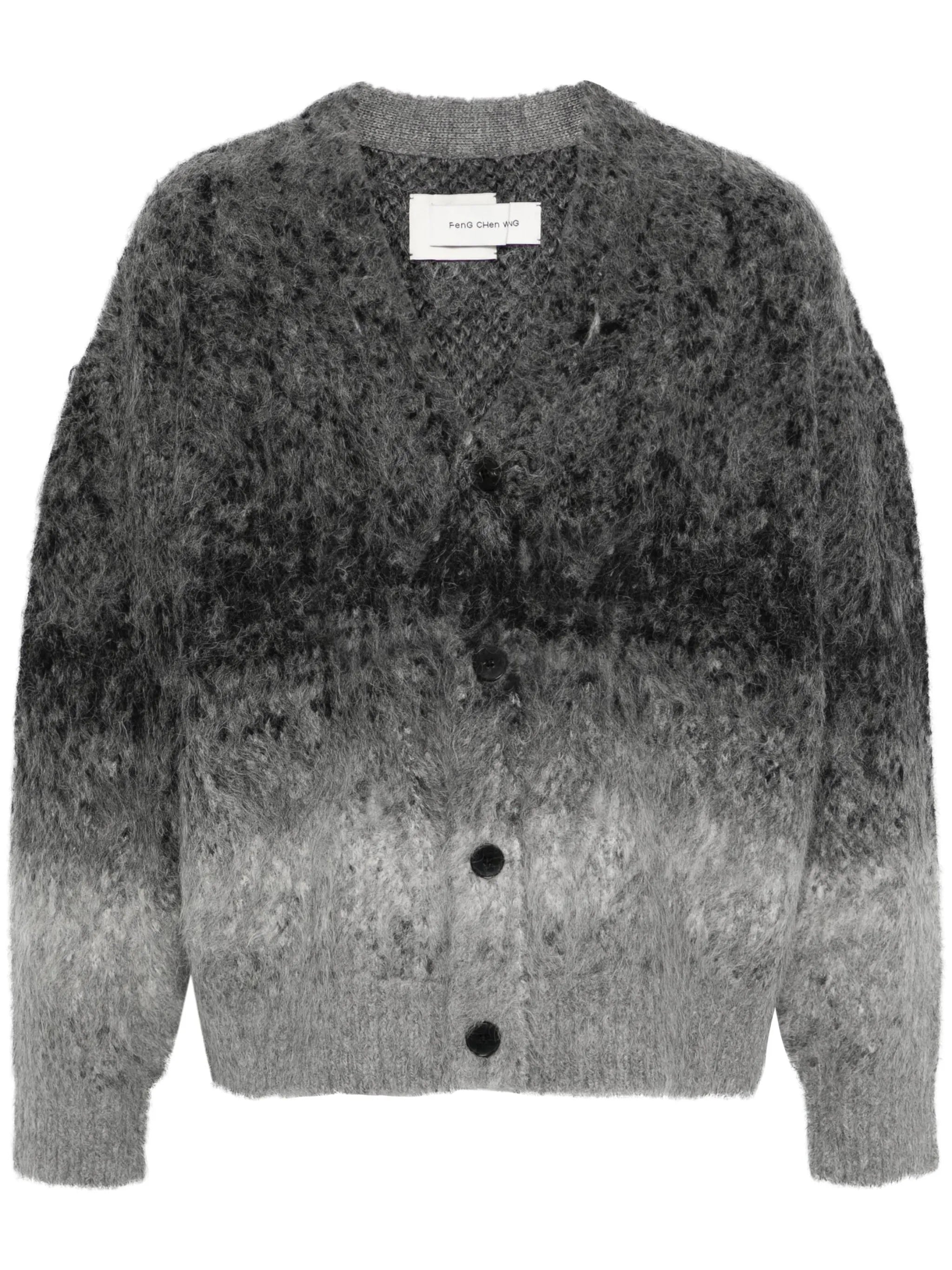 gradient-effect cardigan