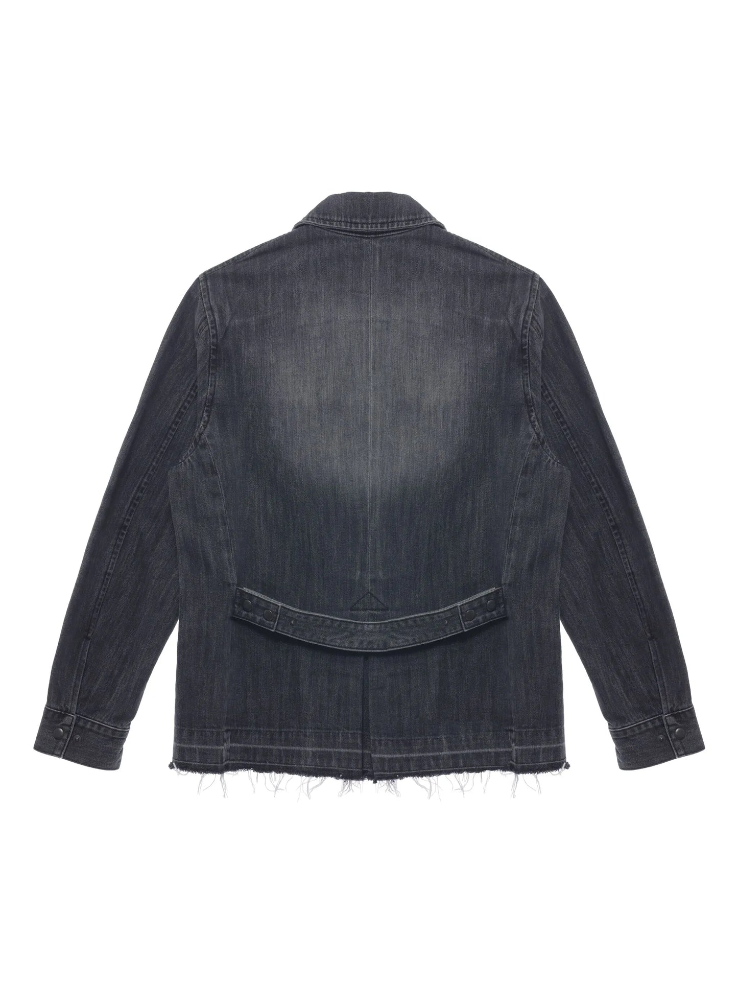 zip-up denim jacket