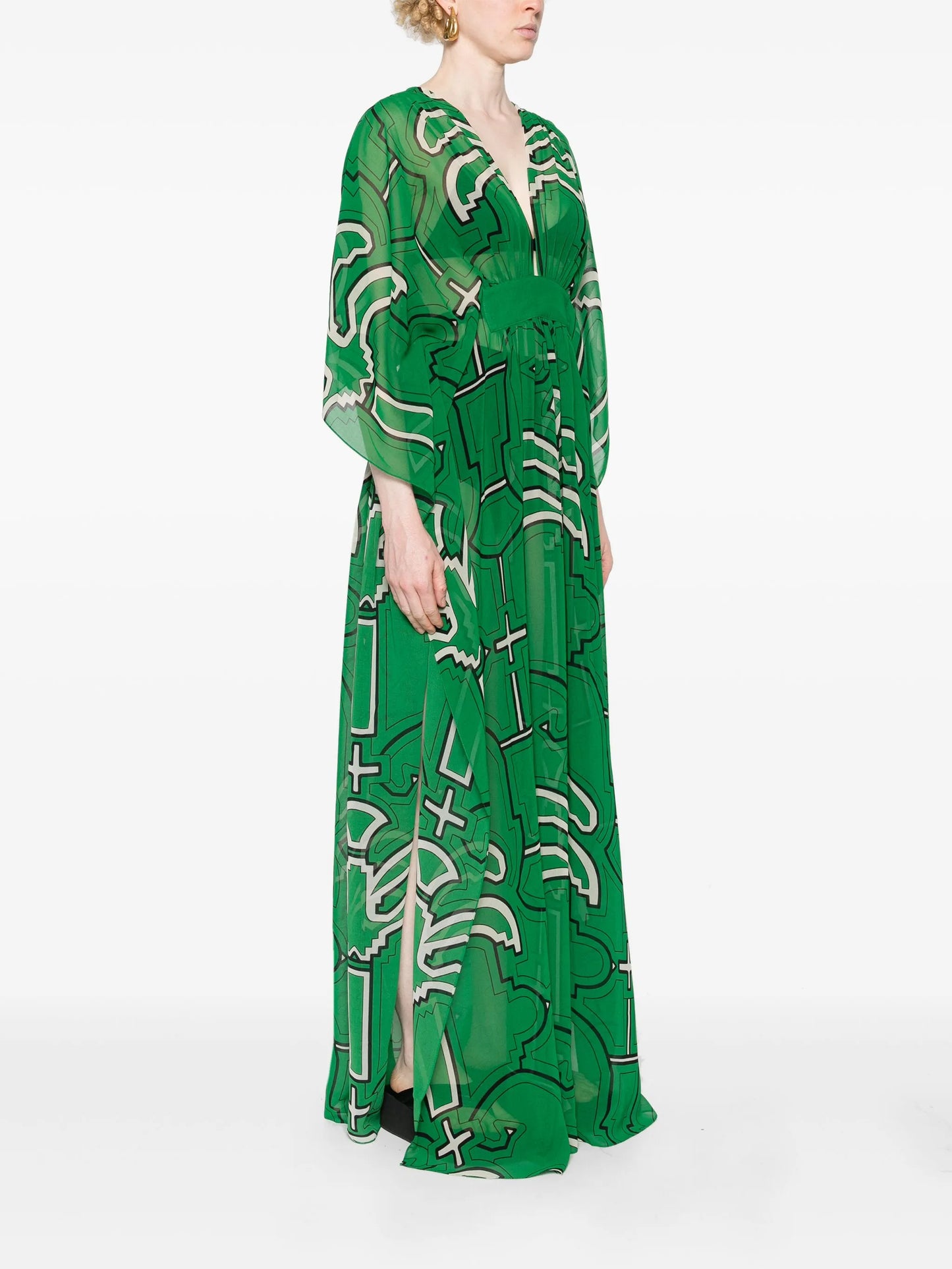 Secret Garden georgette maxi dress
