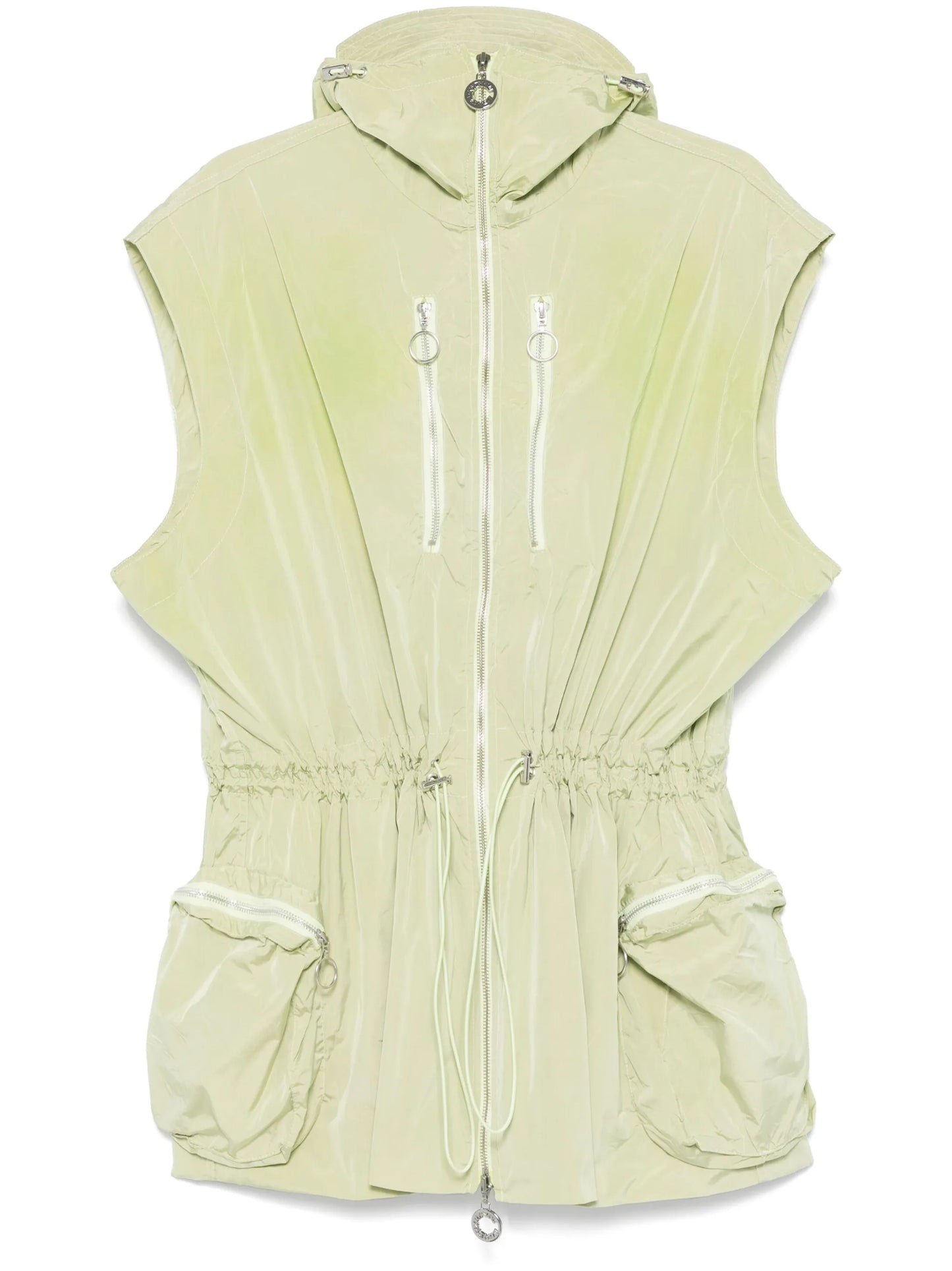 adjustable-waist gilet