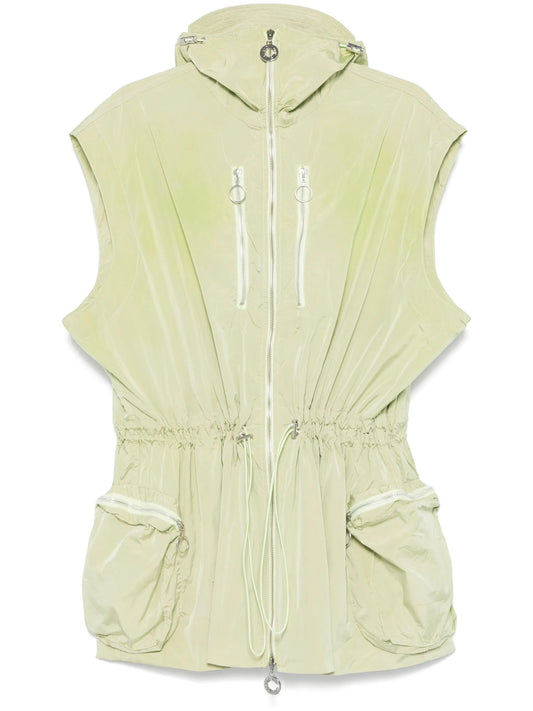 adjustable-waist gilet