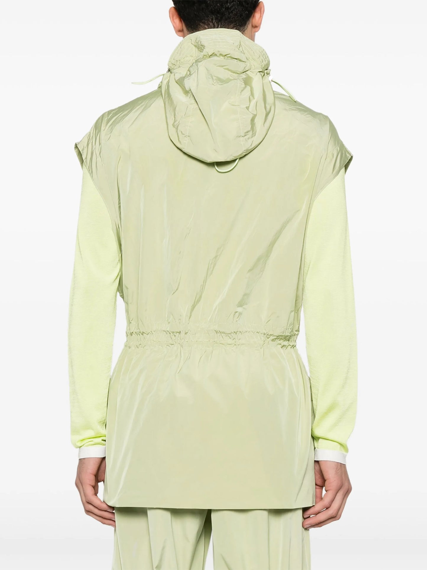 adjustable-waist gilet