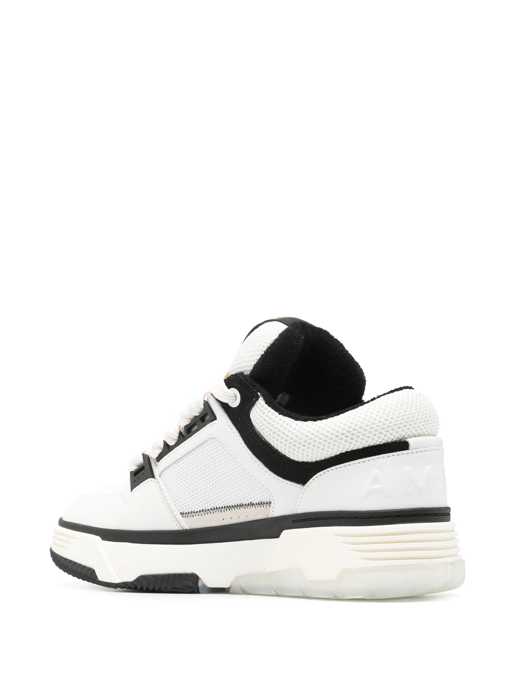 MA-1 panelled leather sneakers
