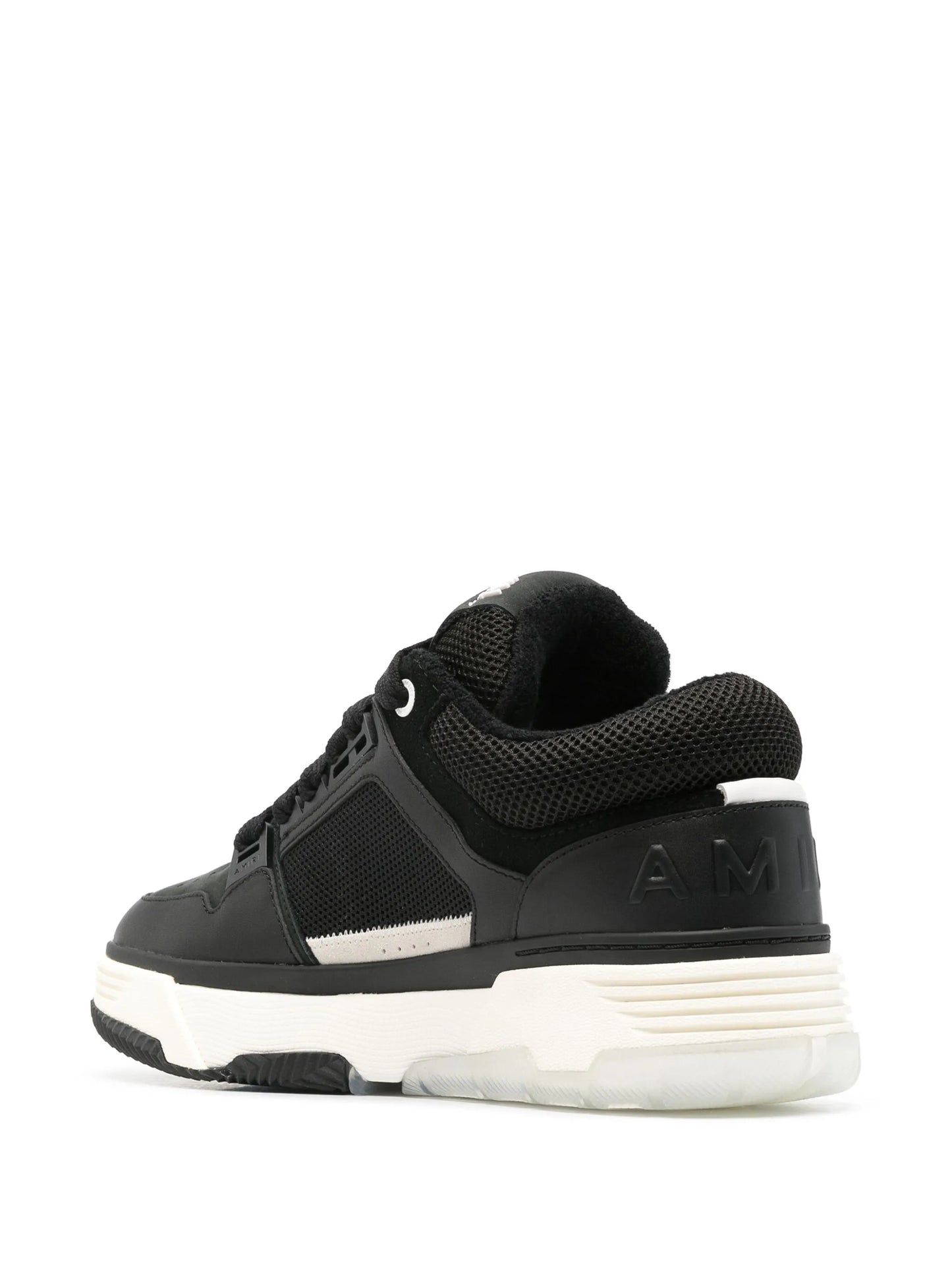 MA-1 panelled leather sneakers