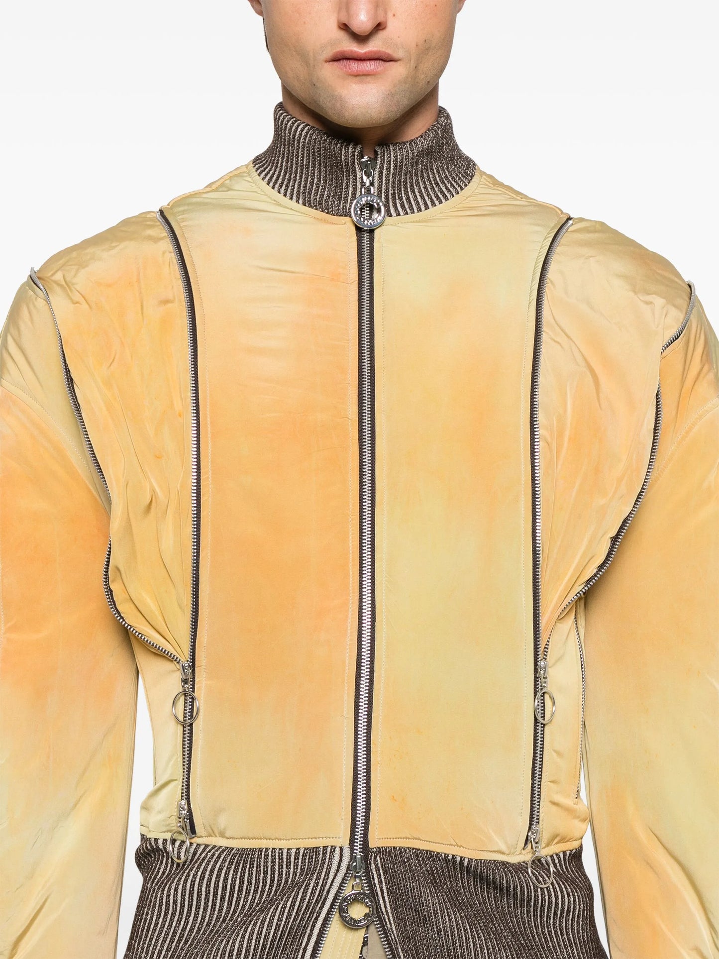 adjustable bomber jacket