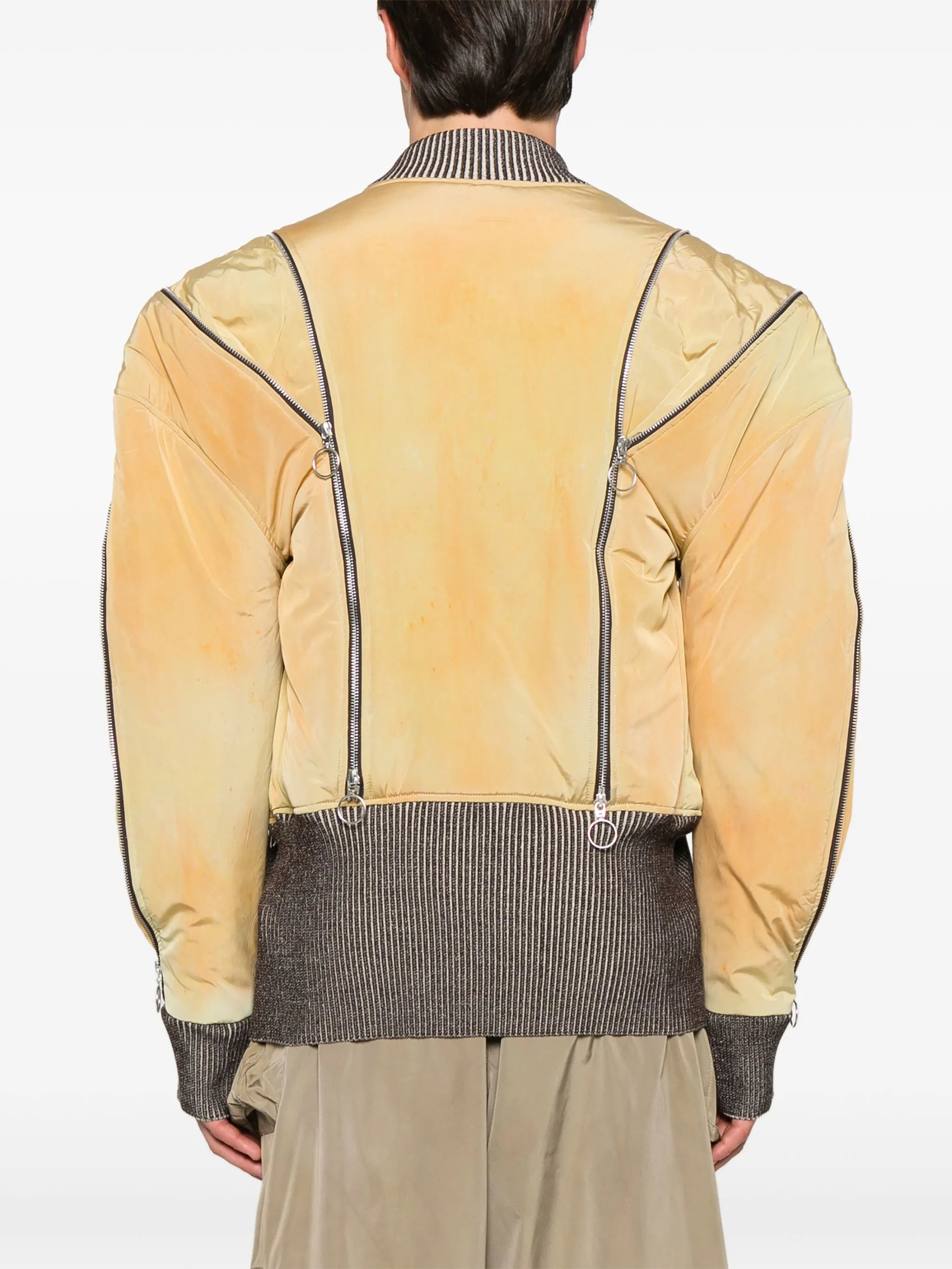 adjustable bomber jacket