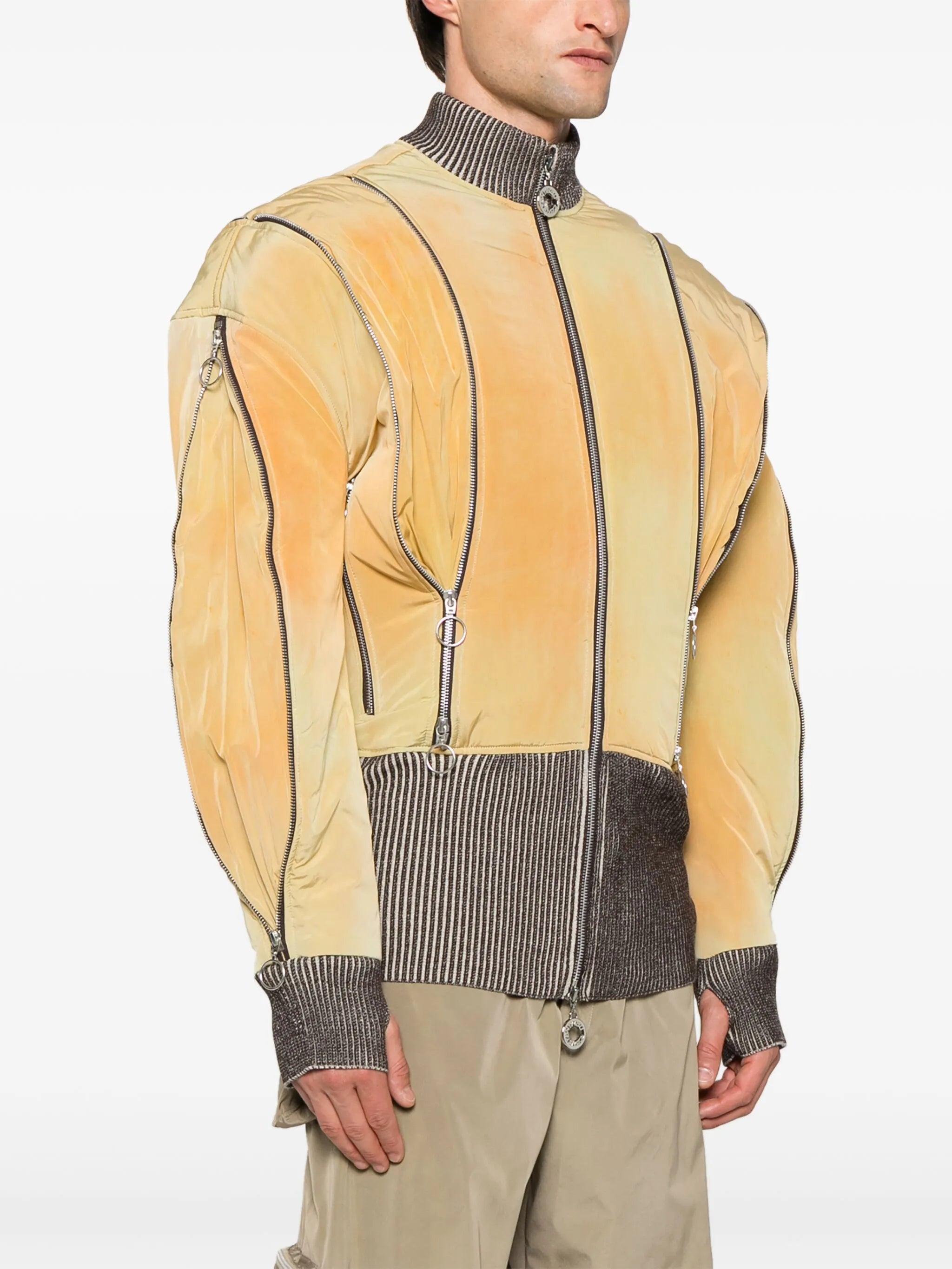 adjustable bomber jacket