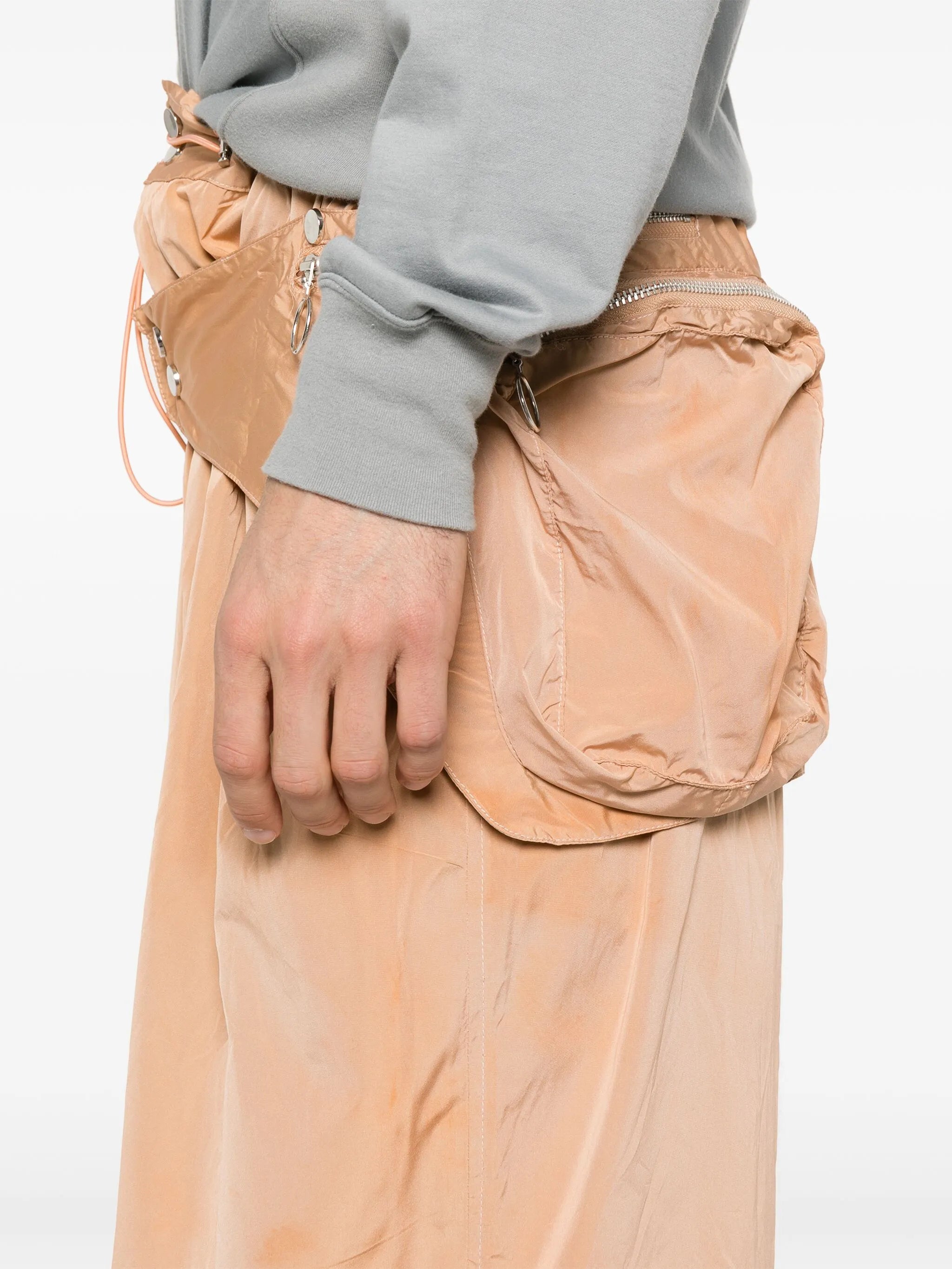 detachable-panel trousers