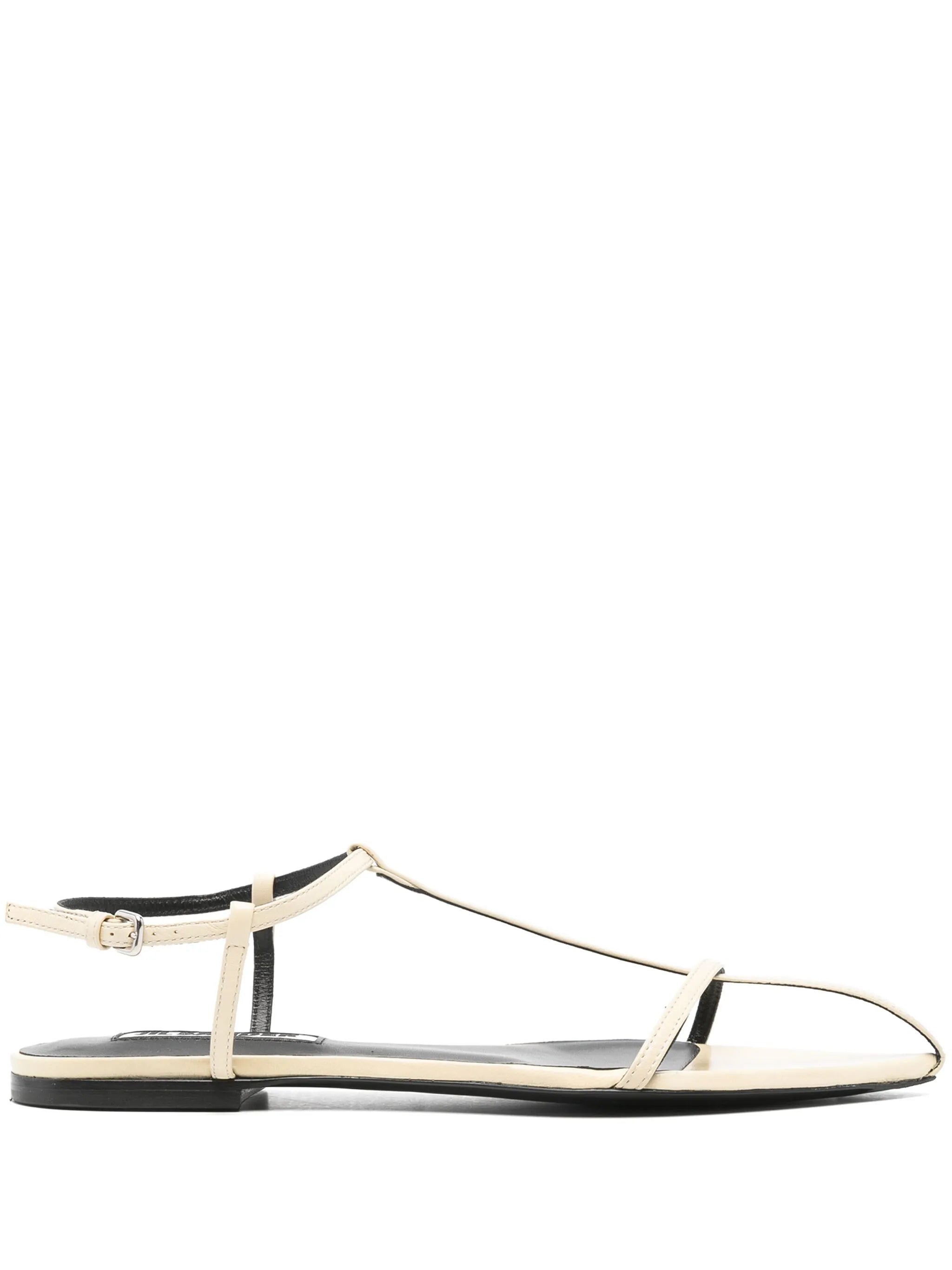 flat leather sandals