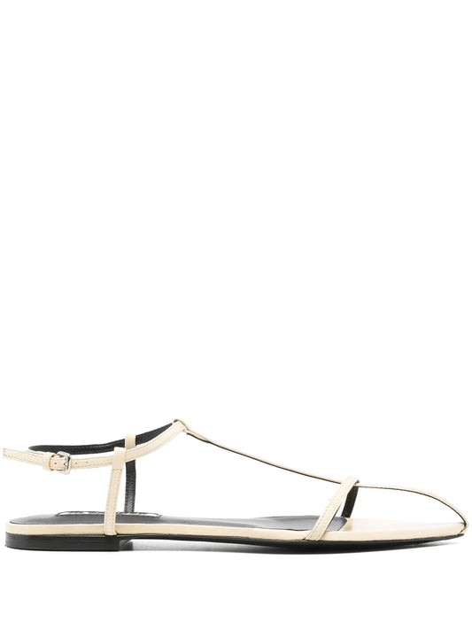 flat leather sandals