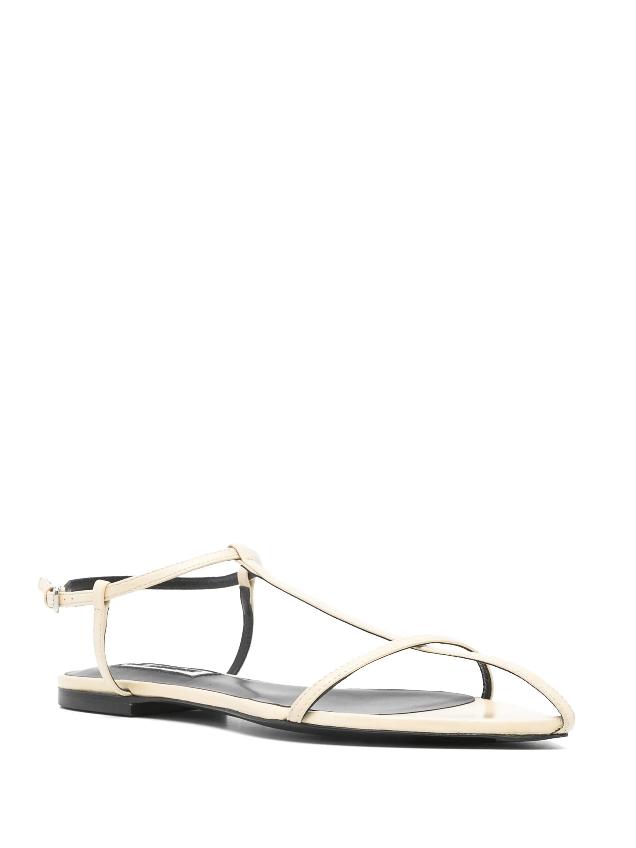 flat leather sandals