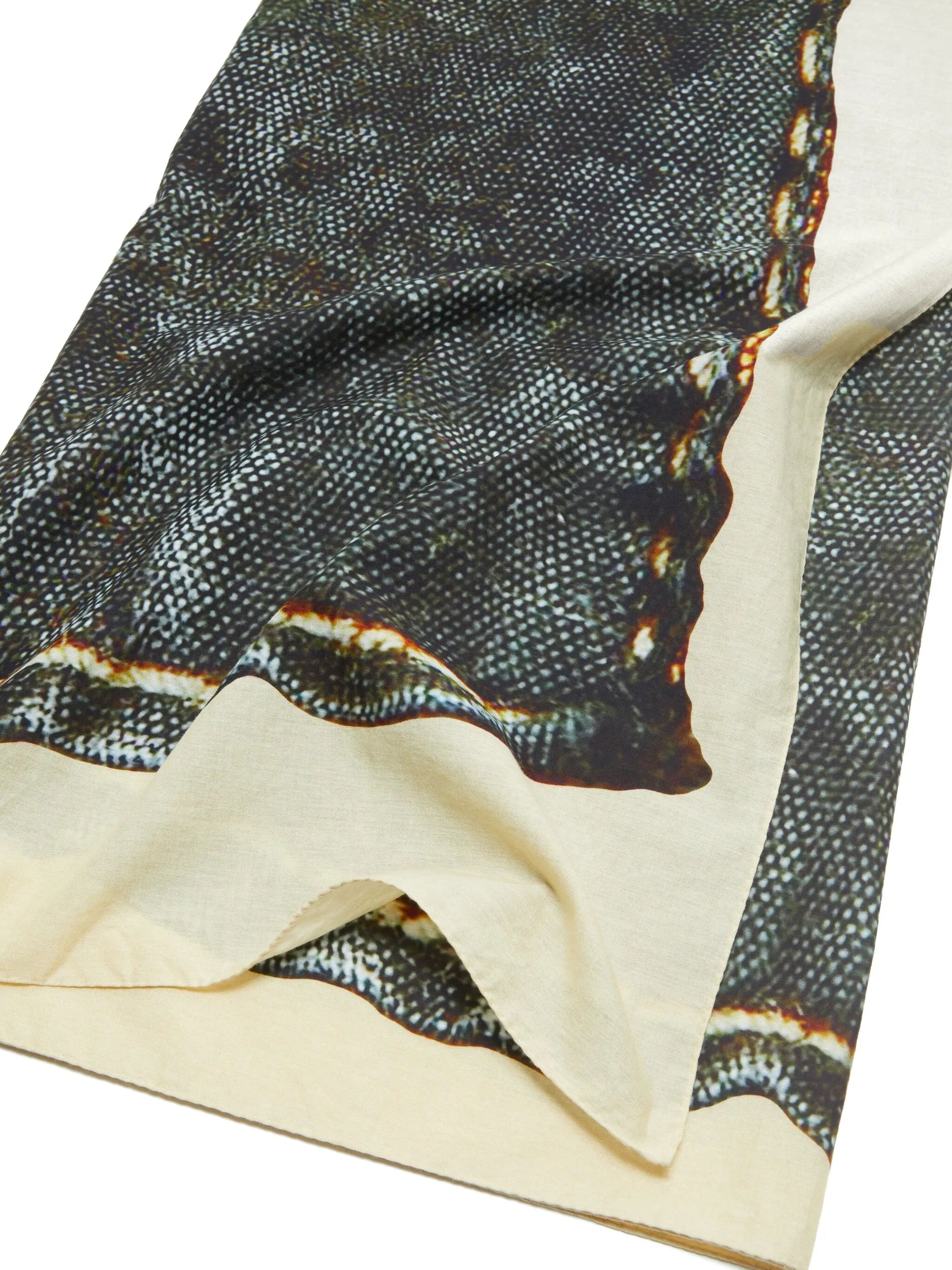 printed cotton scarf