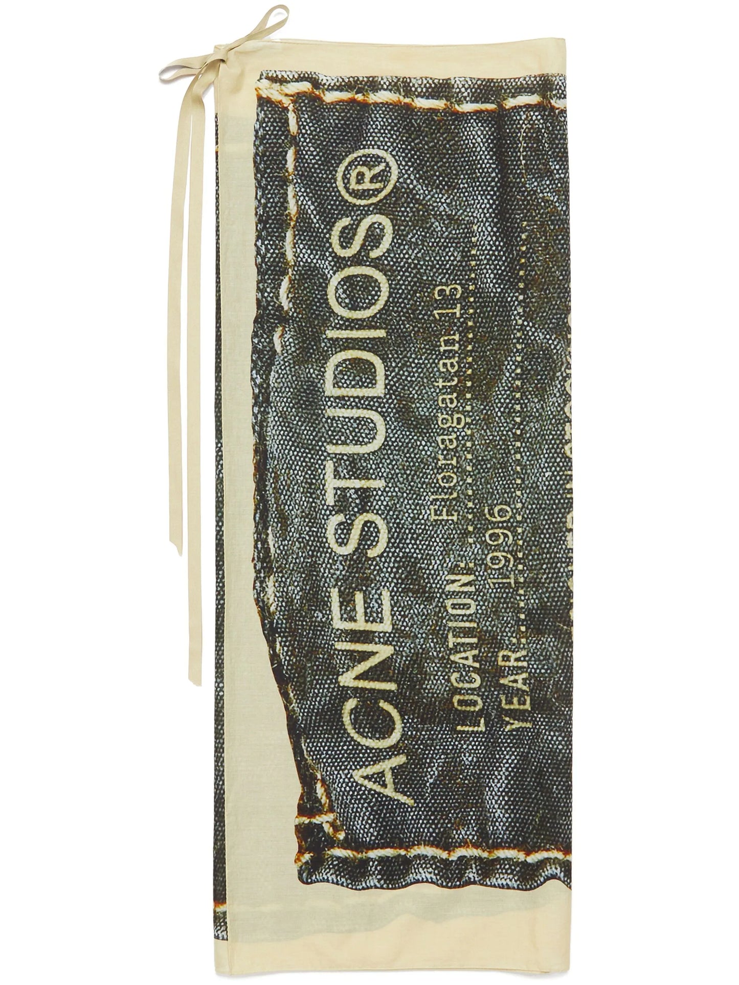 printed cotton scarf