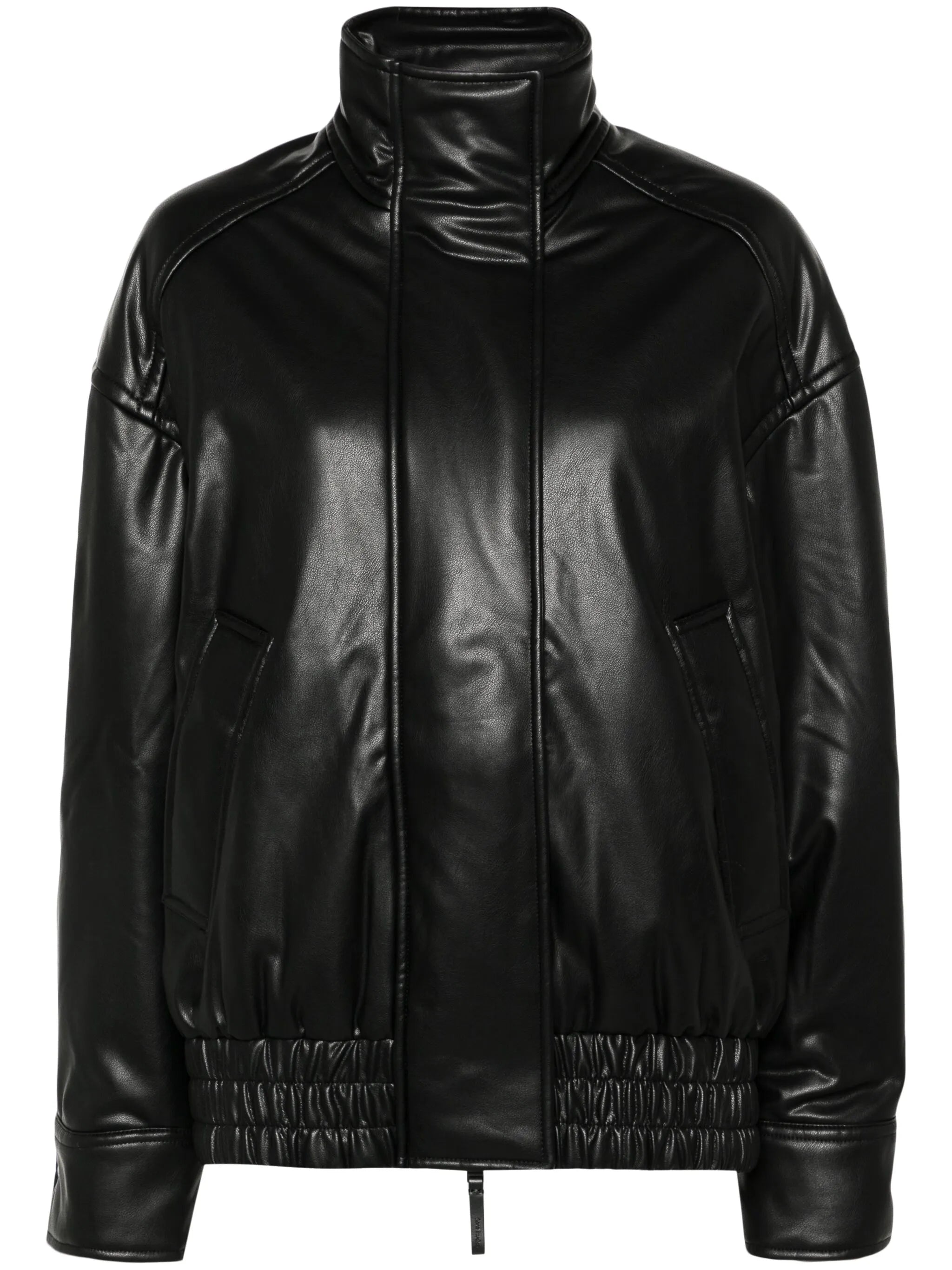 logo-patch bomber jacket