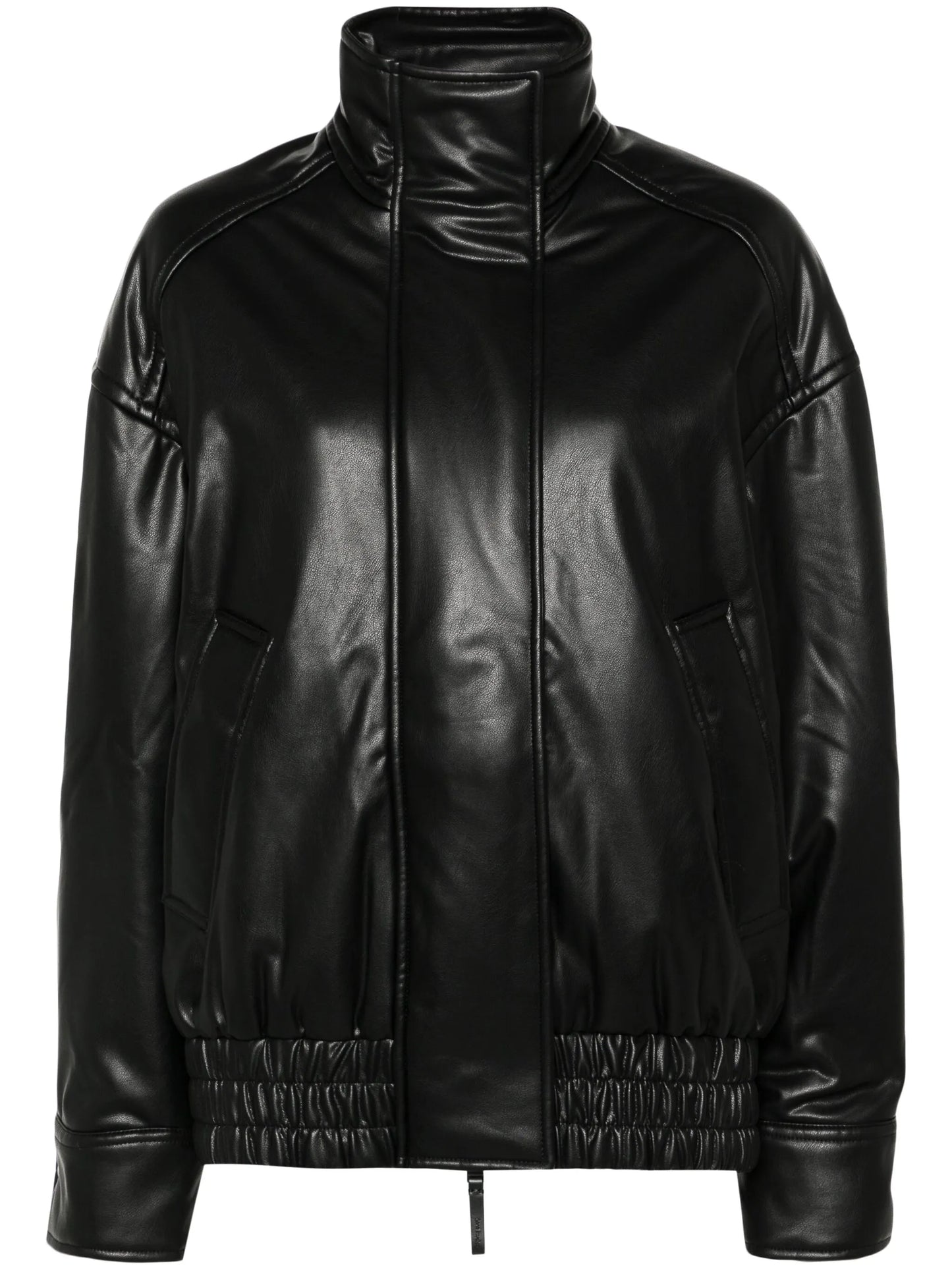logo-patch bomber jacket