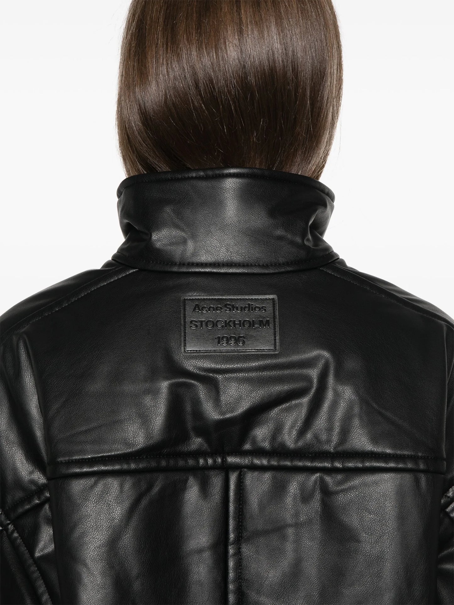 logo-patch bomber jacket