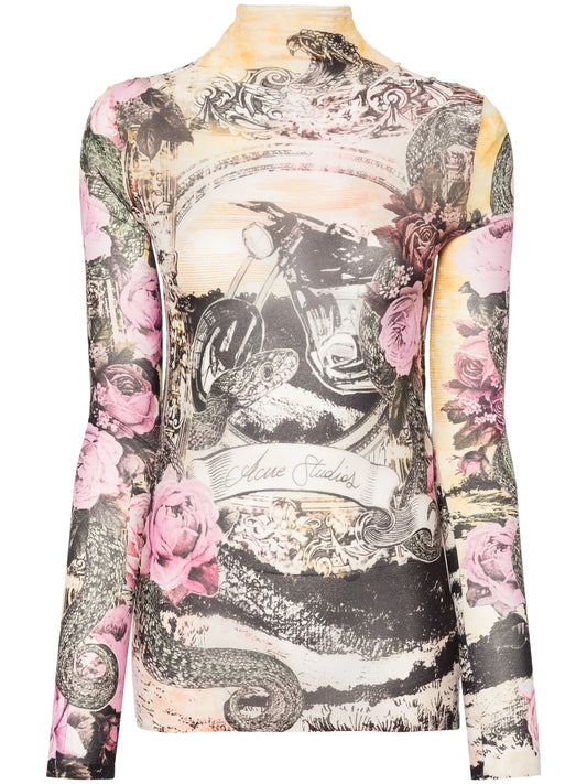 animation-print seamless top