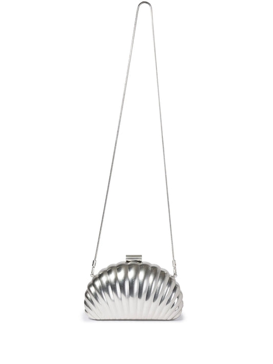 Monet shell-motif clutch bag