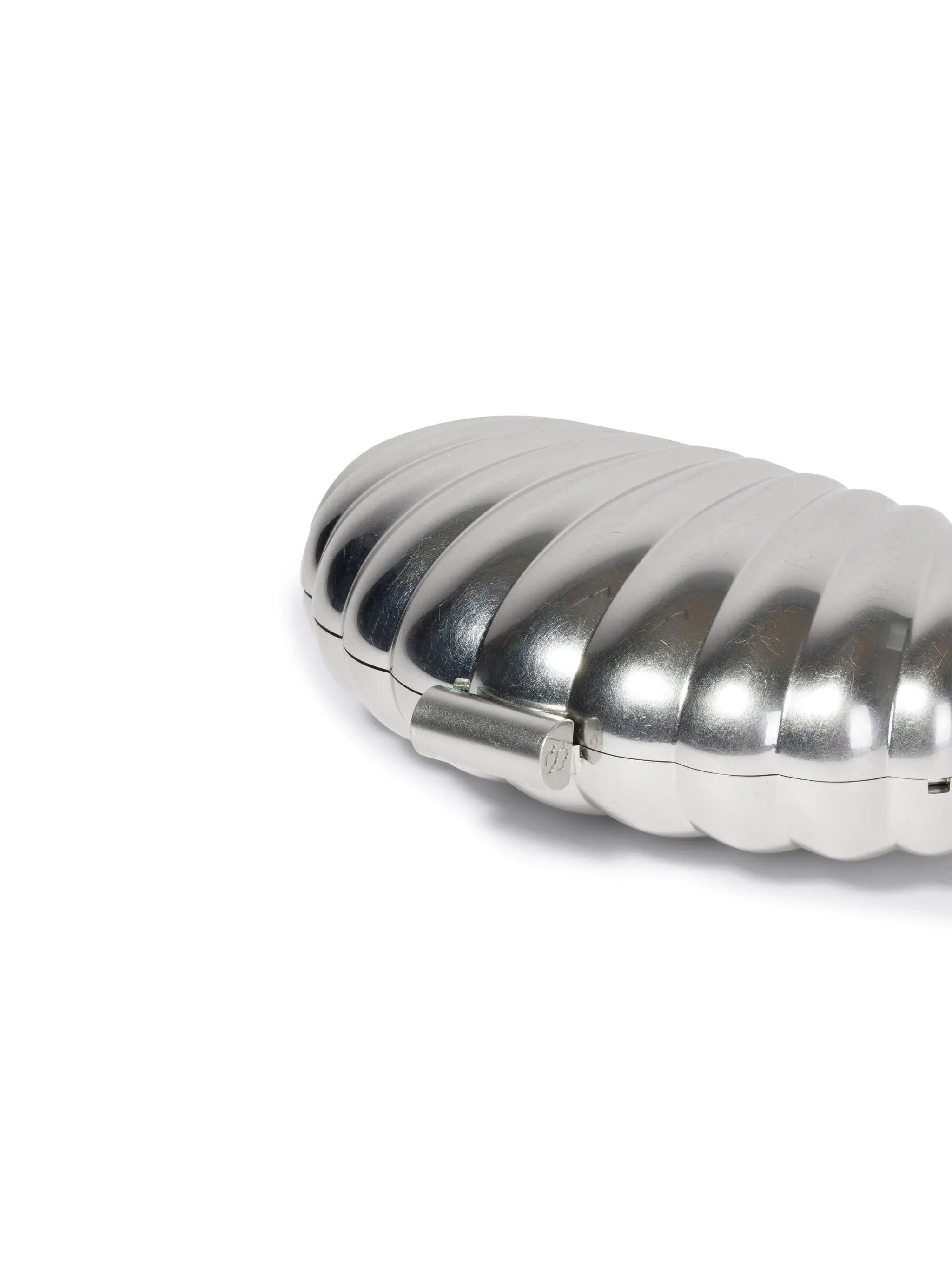 Monet shell-motif clutch bag