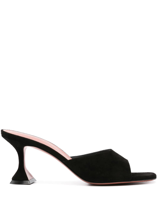 Lupita 70mm suede mules