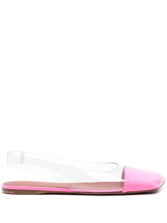 Ane square-toe ballerina shoes