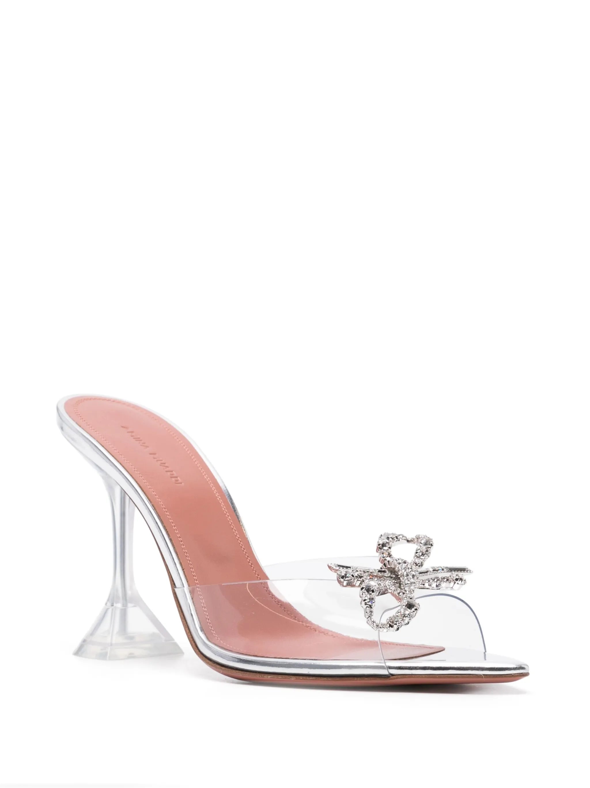 Rosie 95mm transparent mules