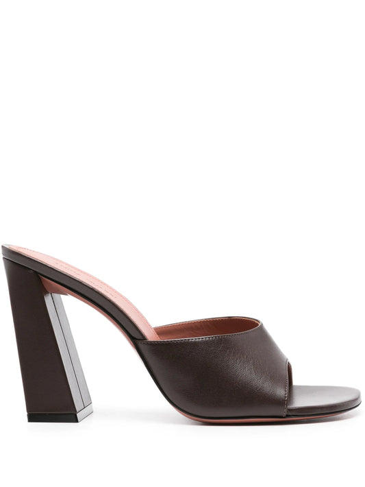 95mm Brigitte leather sandals