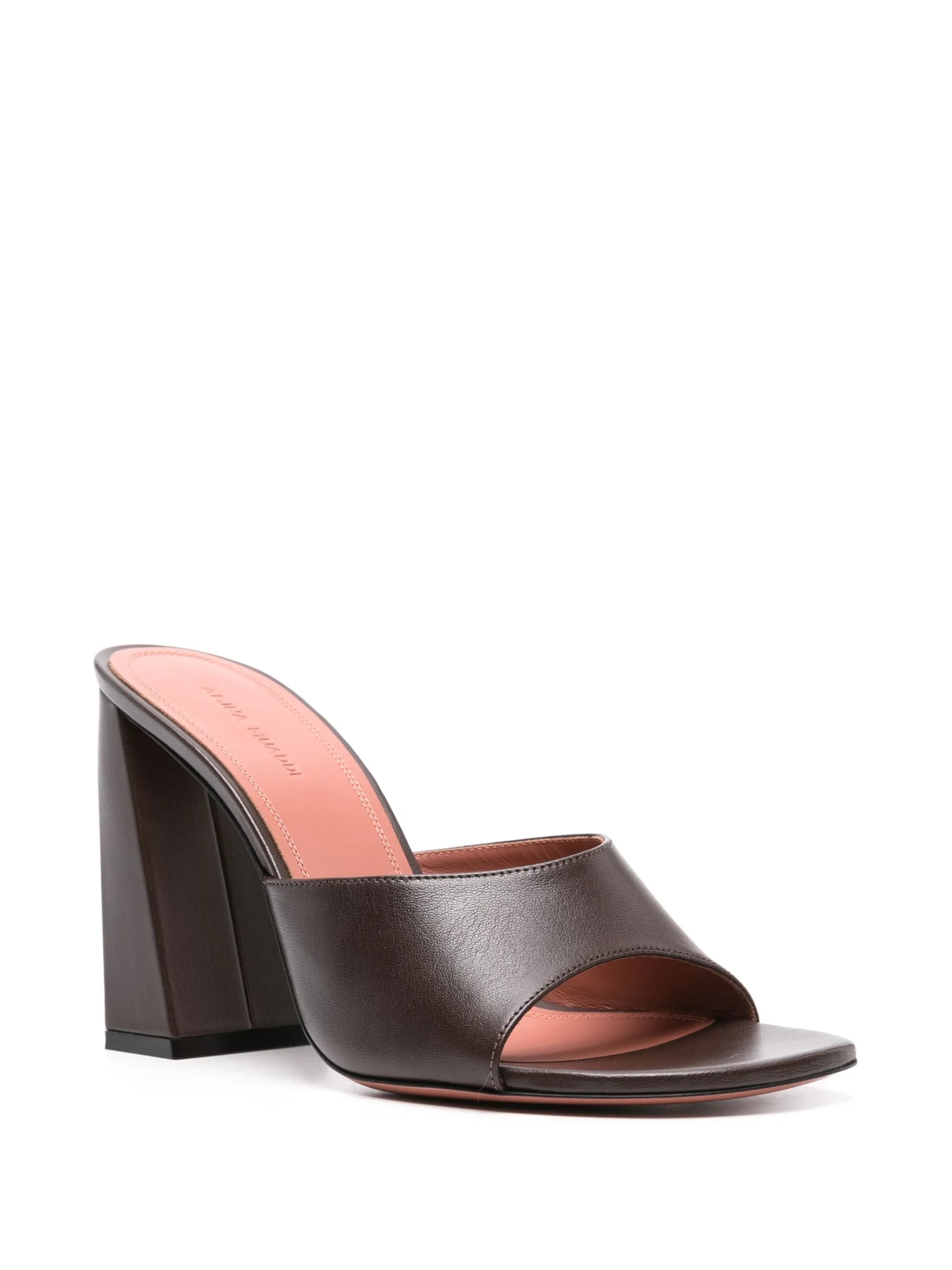 95mm Brigitte leather sandals