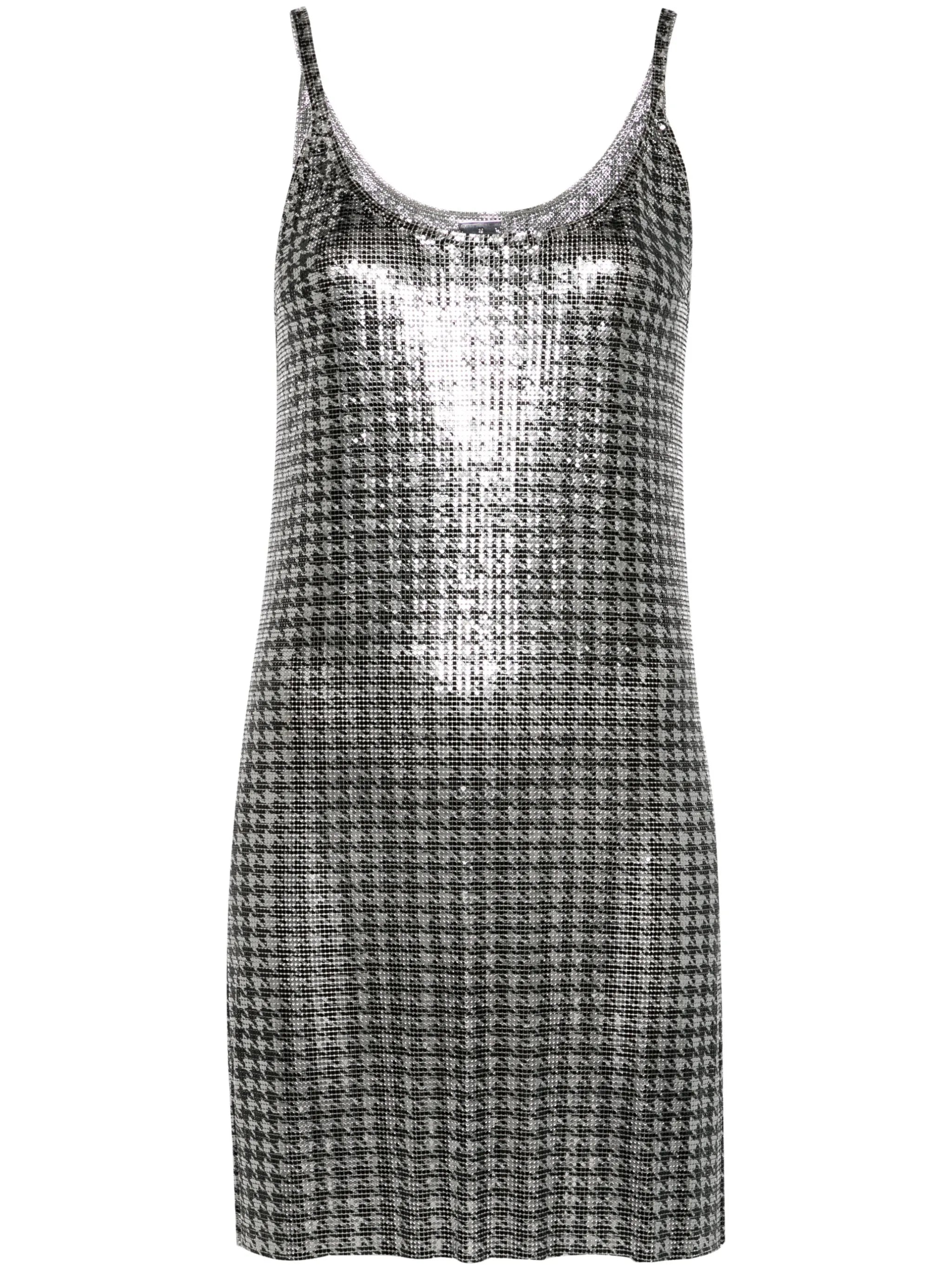 houndstooth mini dress