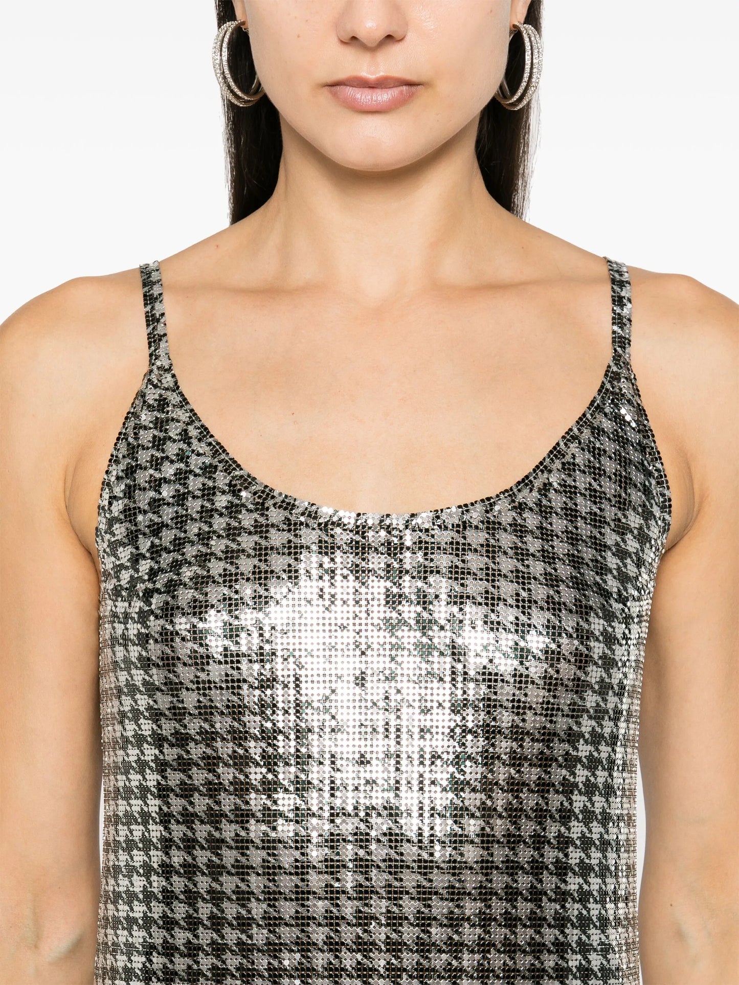 houndstooth mini dress