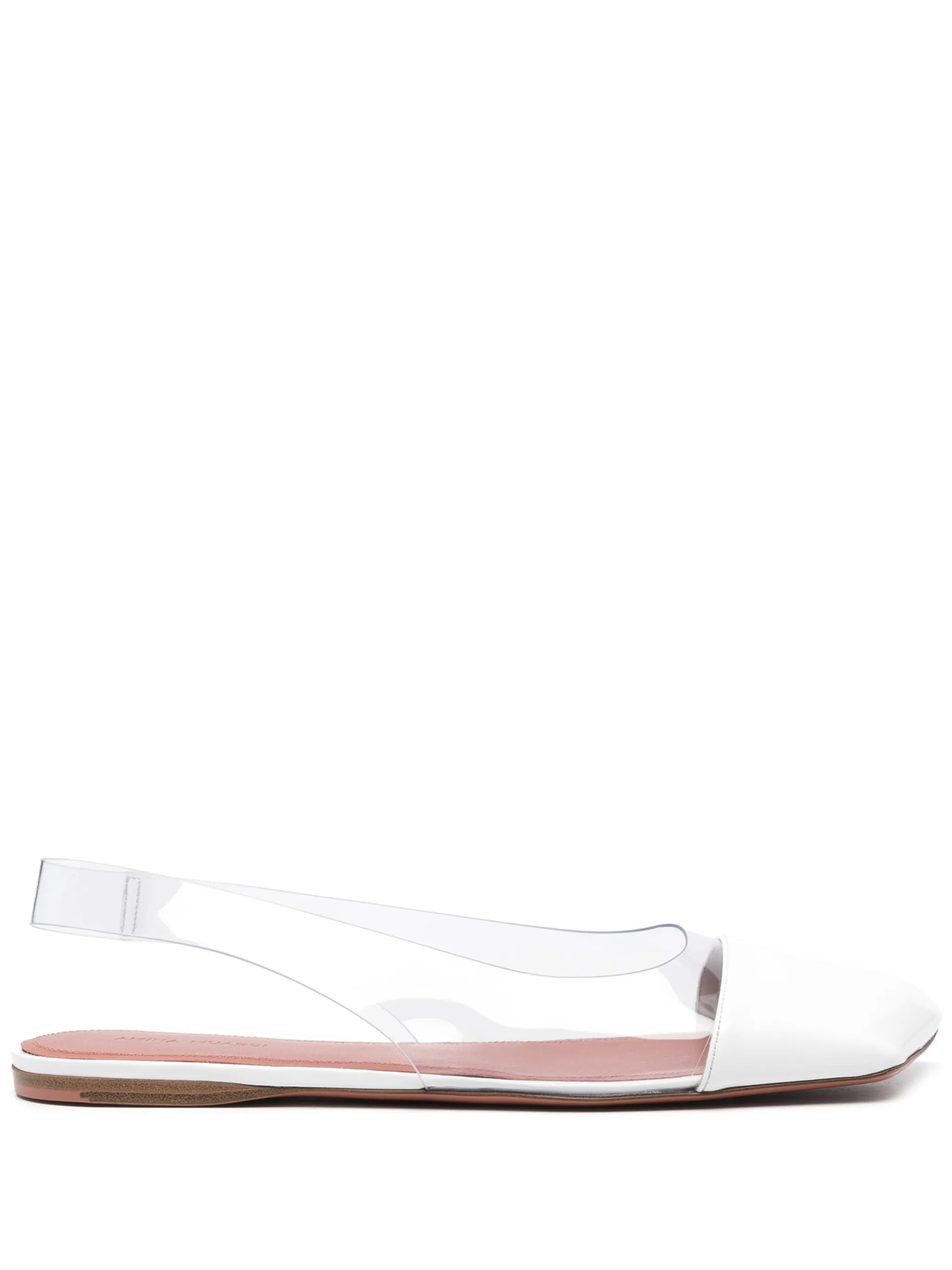 Ane square-toe ballerina shoes