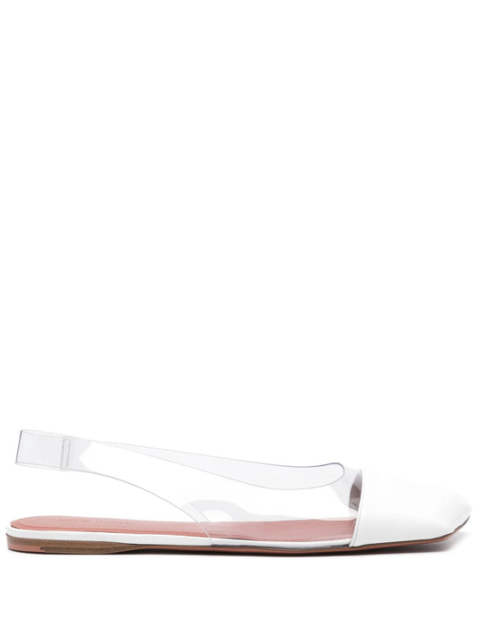 Ane square-toe ballerina shoes