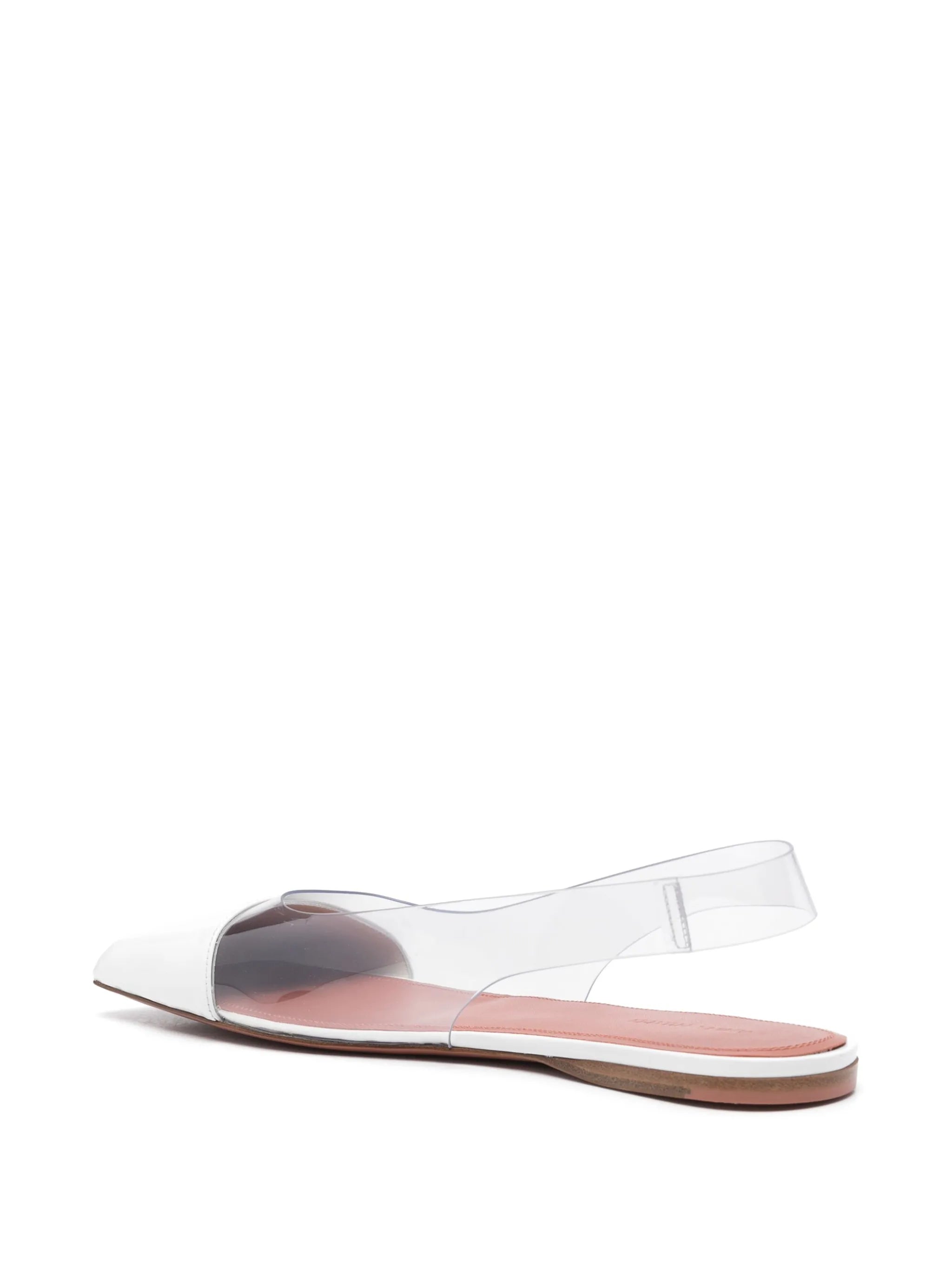 Ane square-toe ballerina shoes