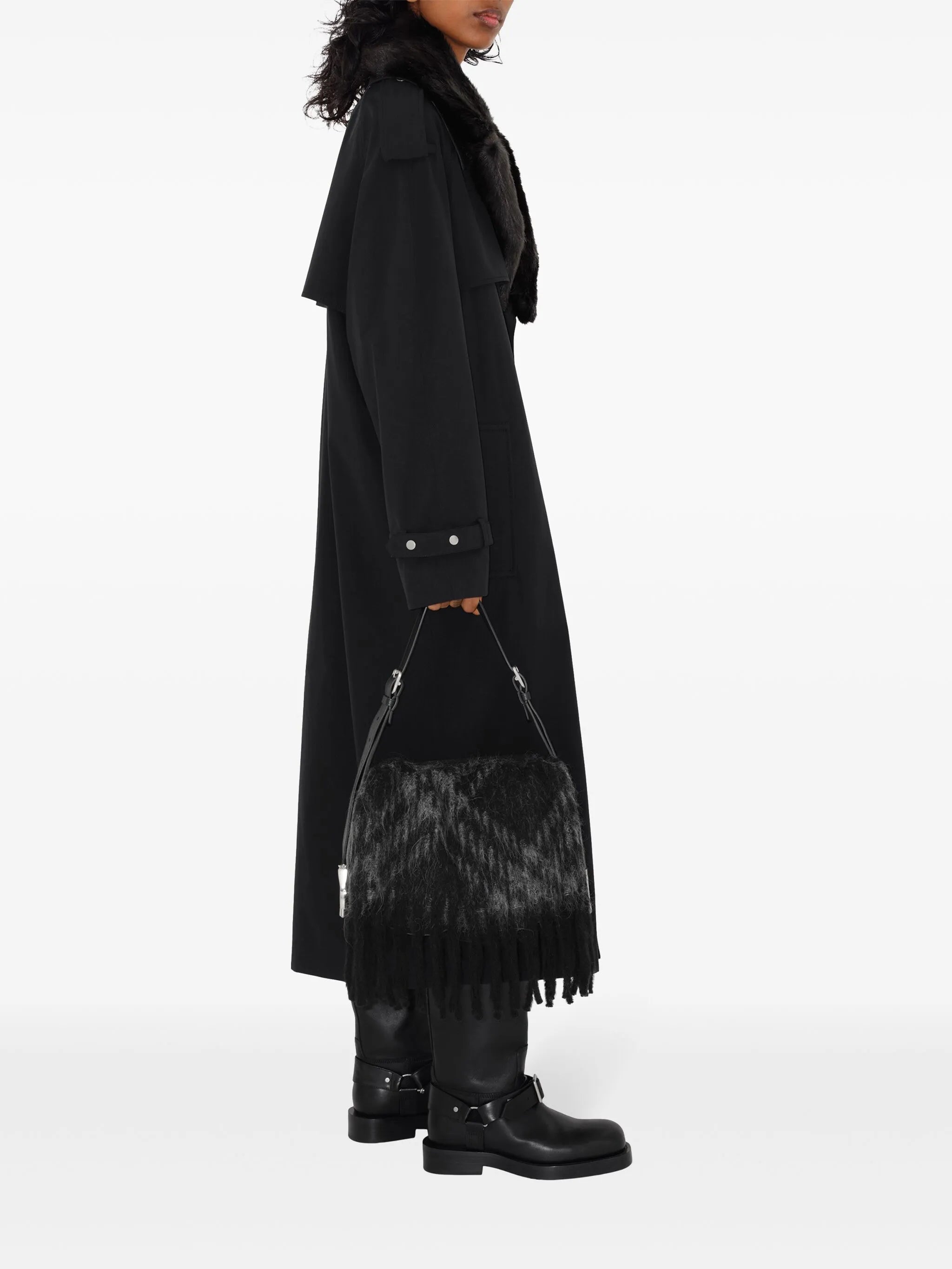 medium blanket leather shoulder bag