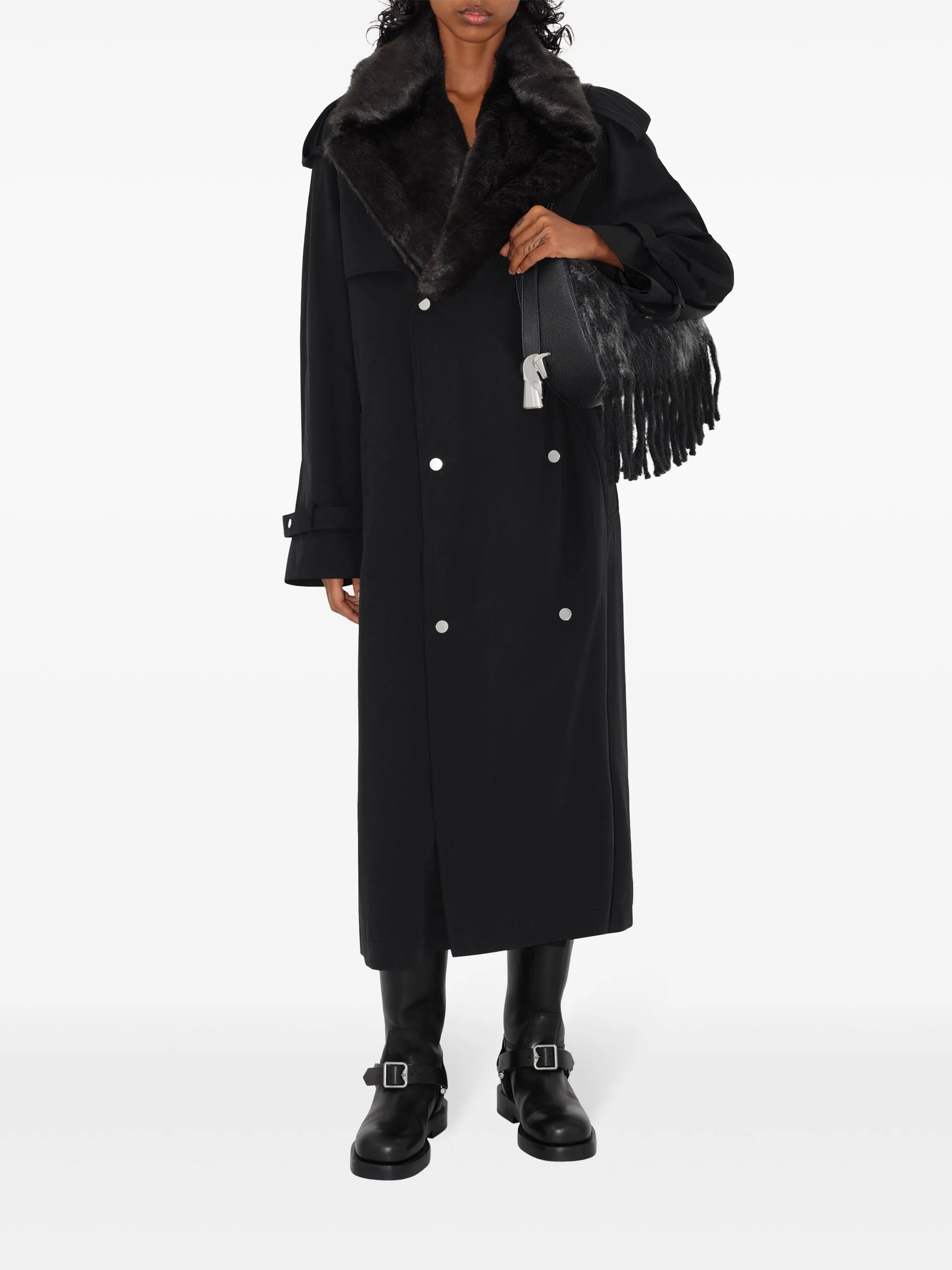 medium blanket leather shoulder bag