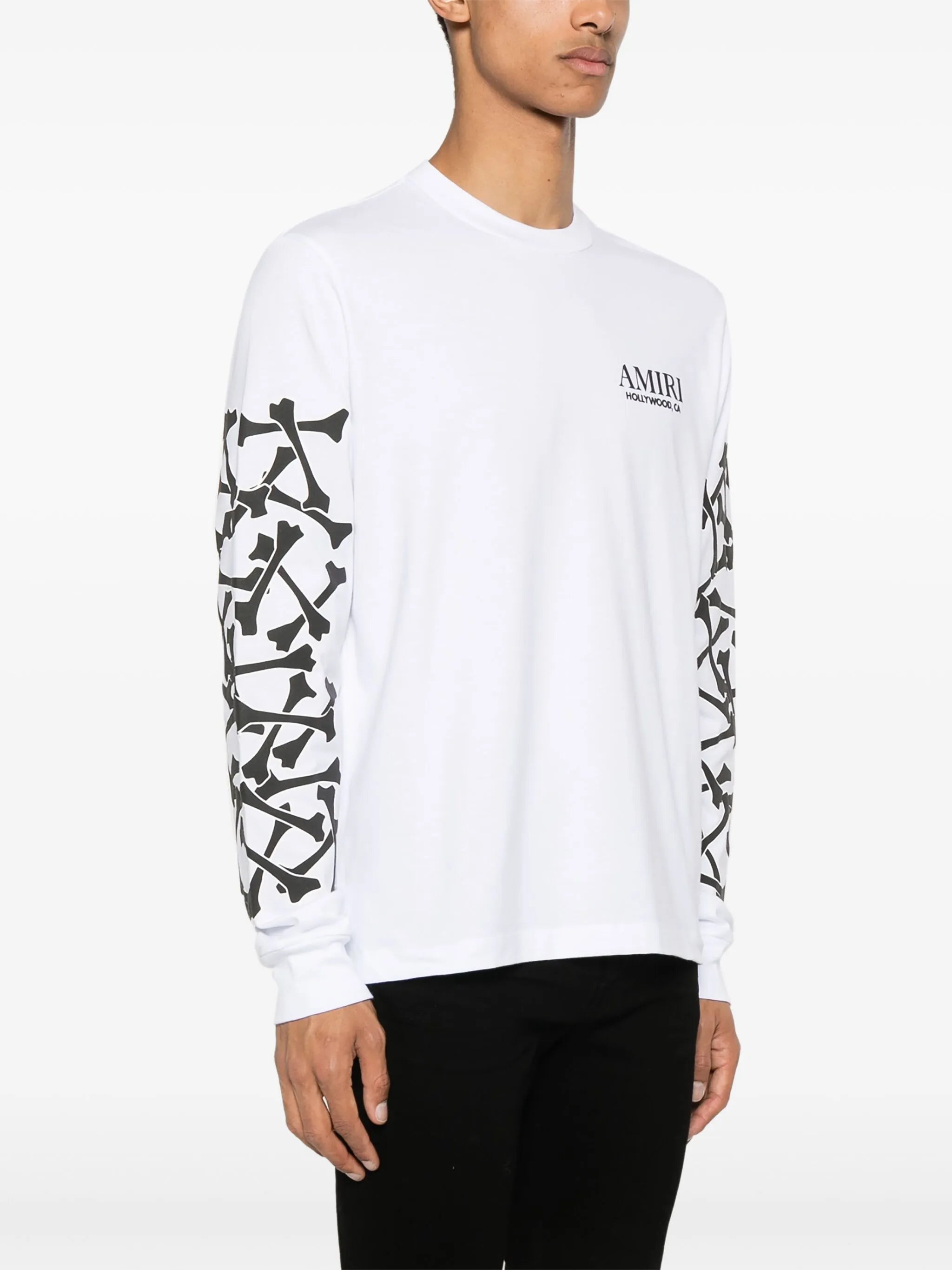 Bones Stacked long-sleeve T-shirt