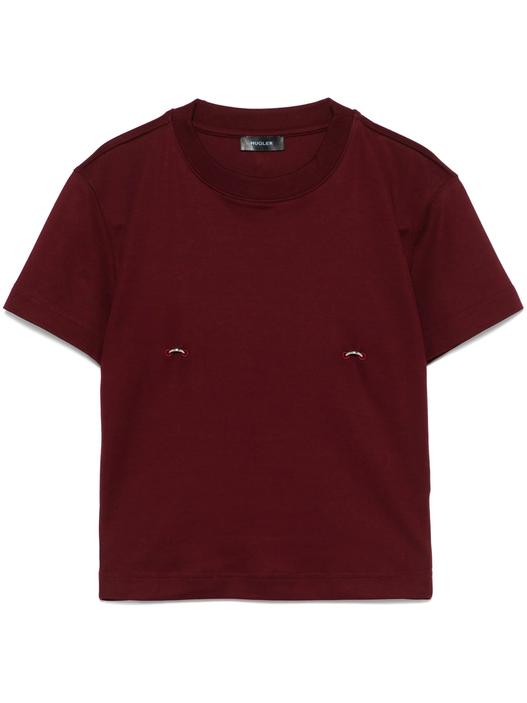 piercing-detail T-shirt