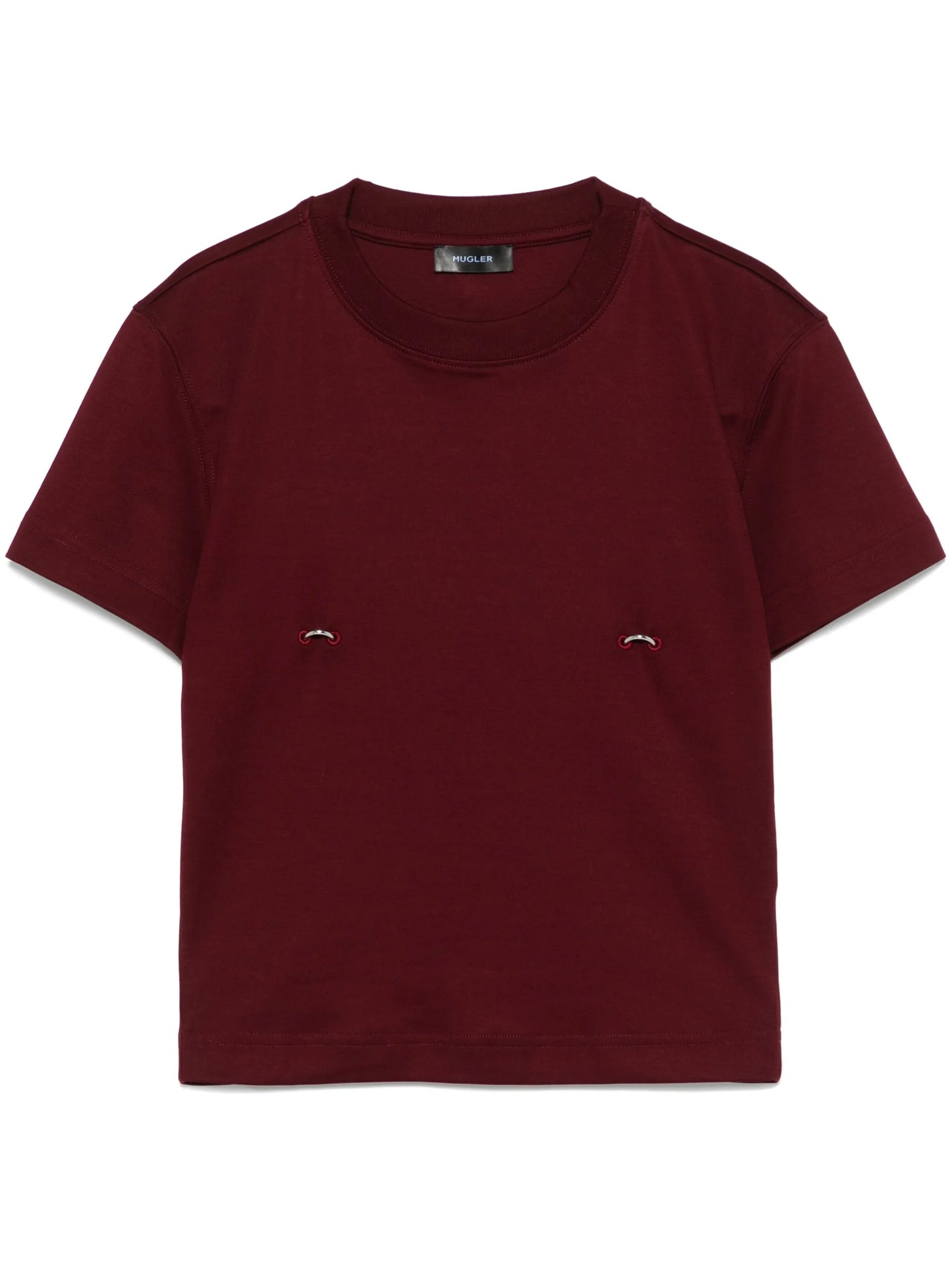 piercing-detail T-shirt