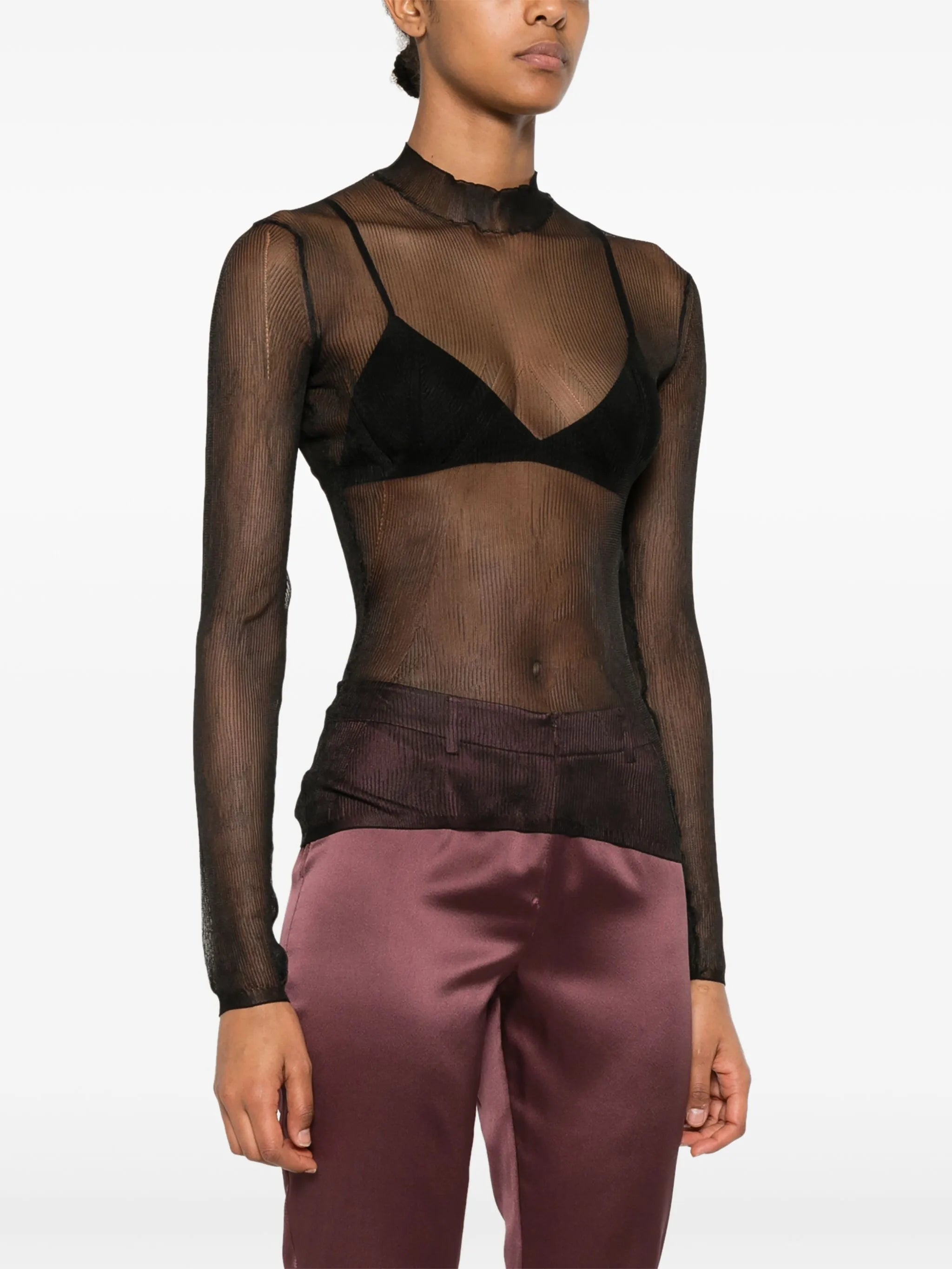 sheer sweater