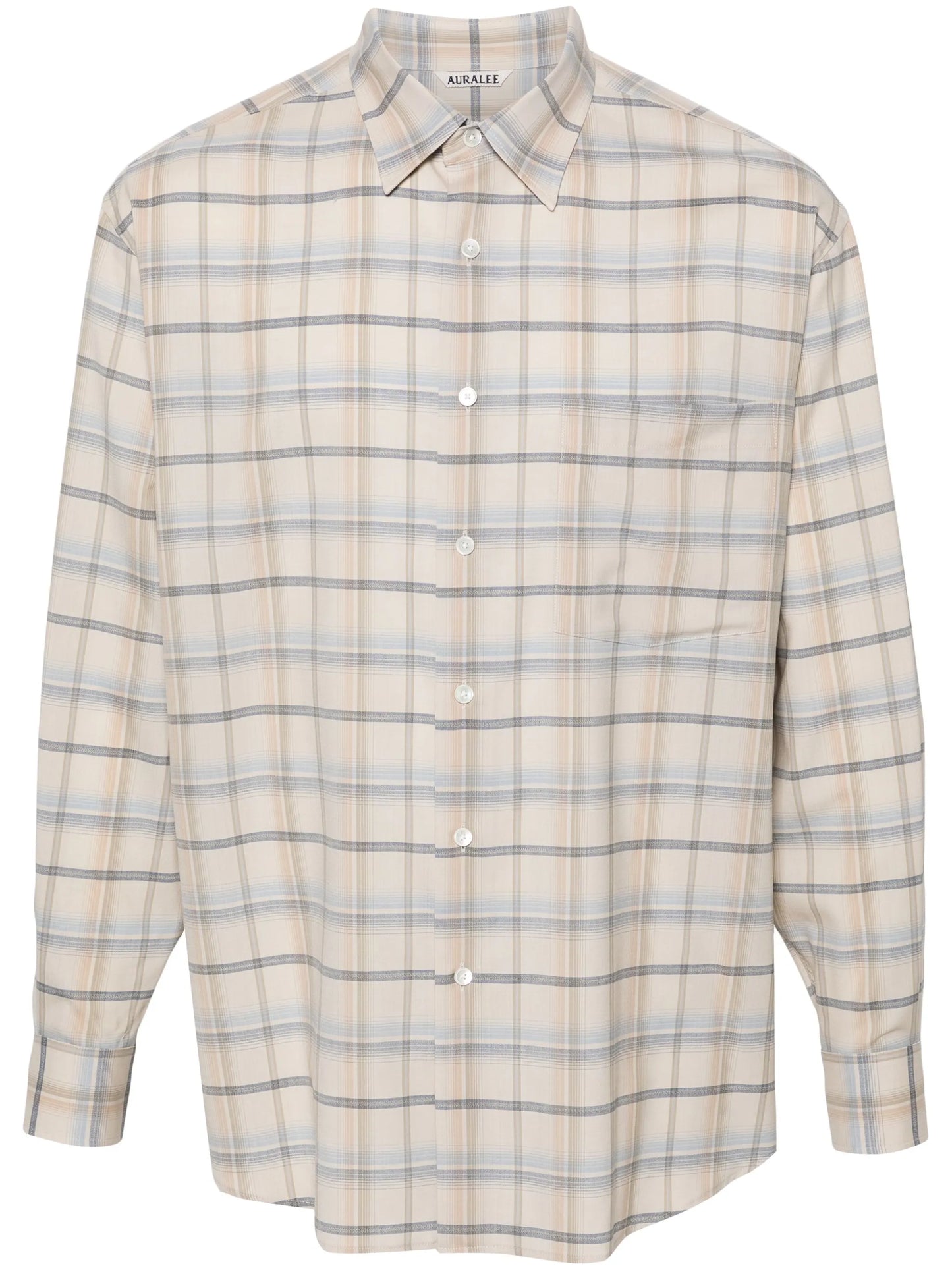 checked wool shirt