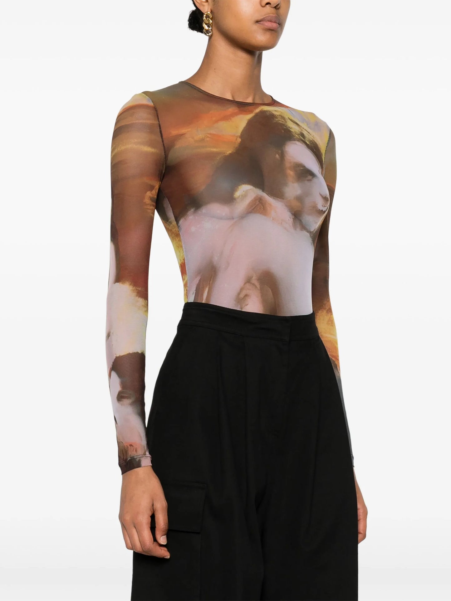 Sunset Sees sheer bodysuit