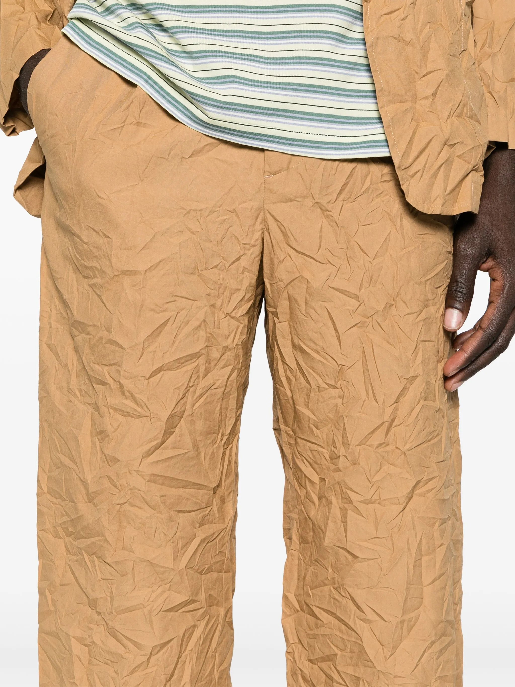 Finx mid-rise tapered trousers