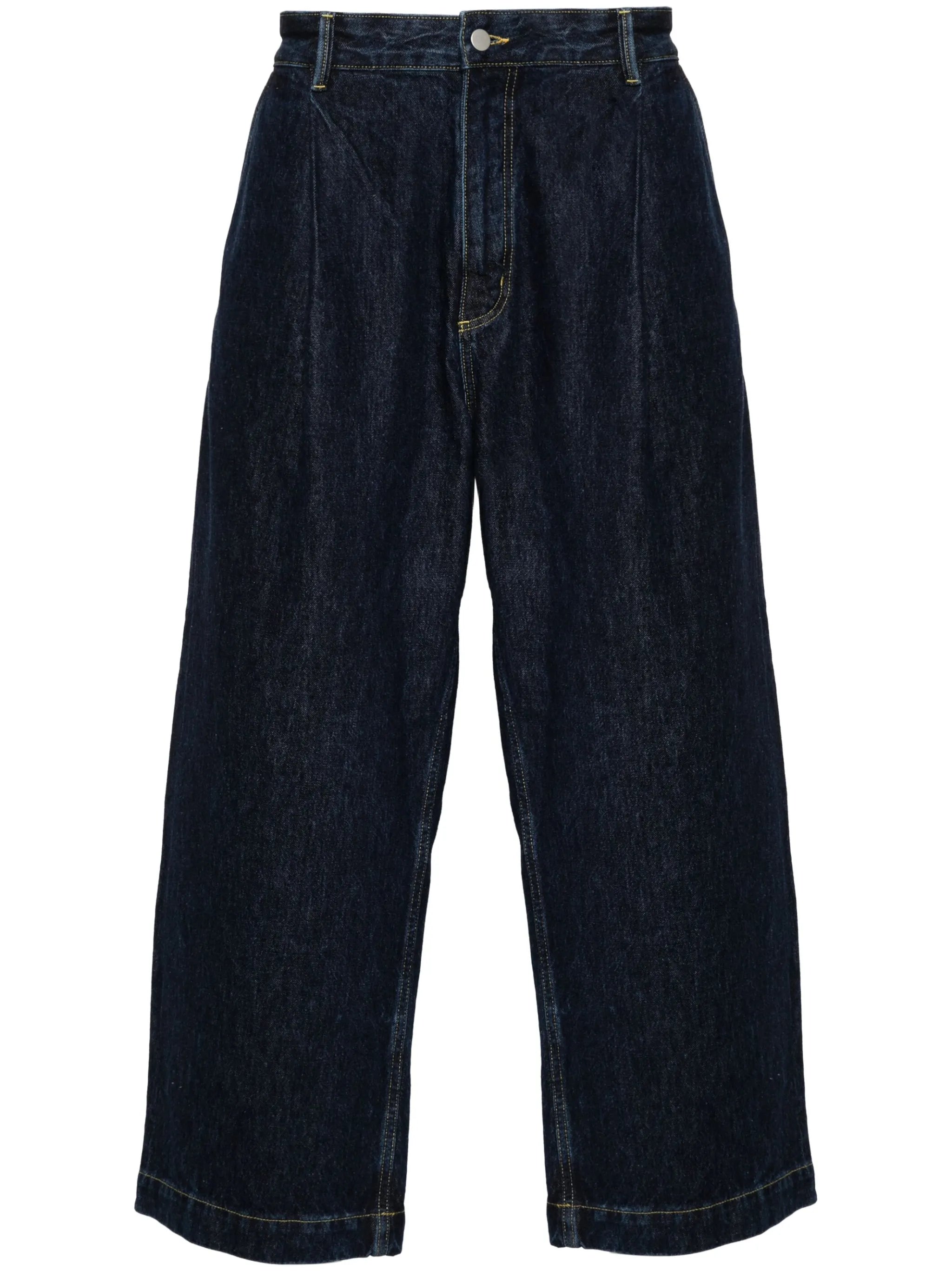 pleated jeans