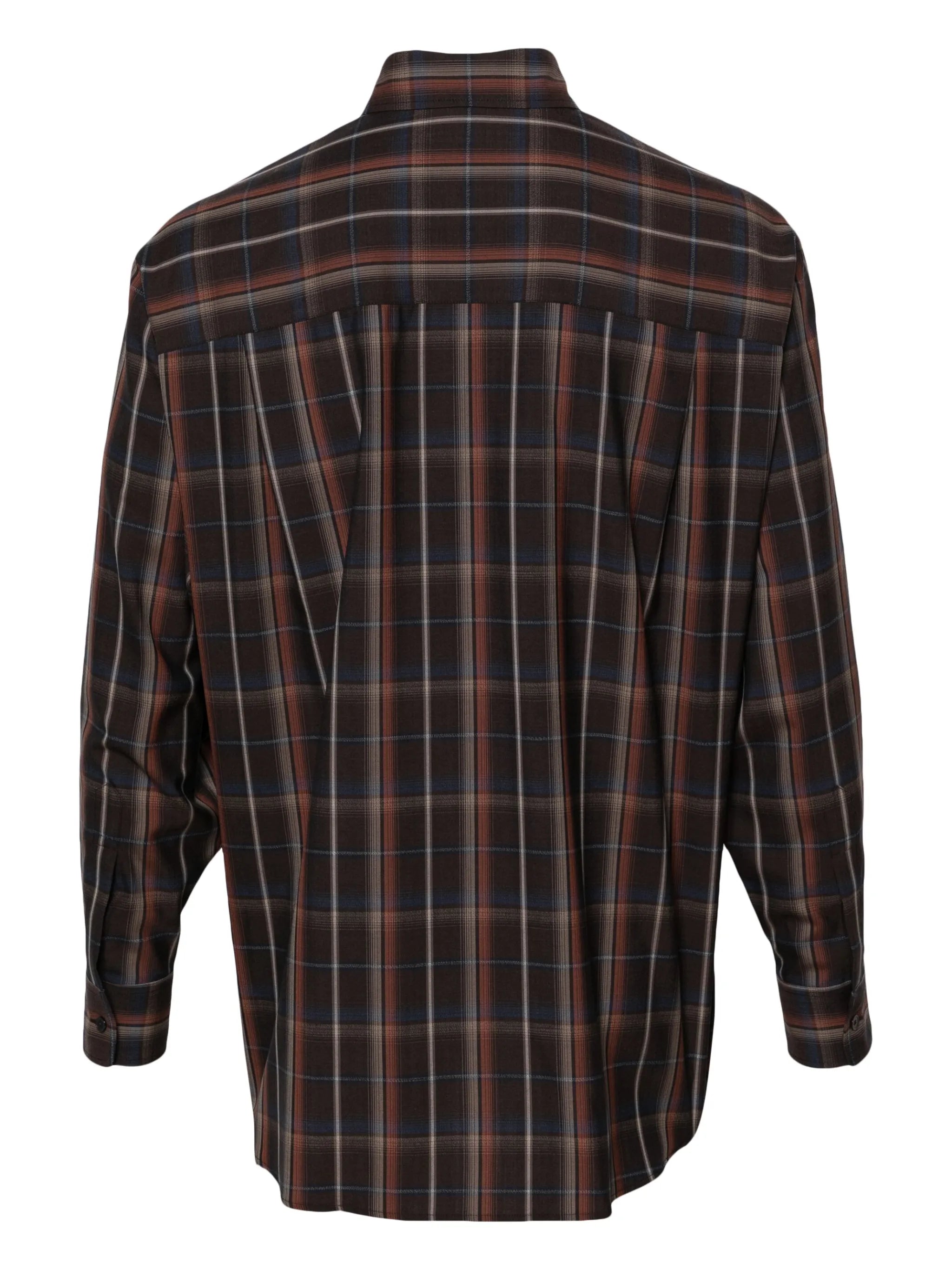 checked wool shirt